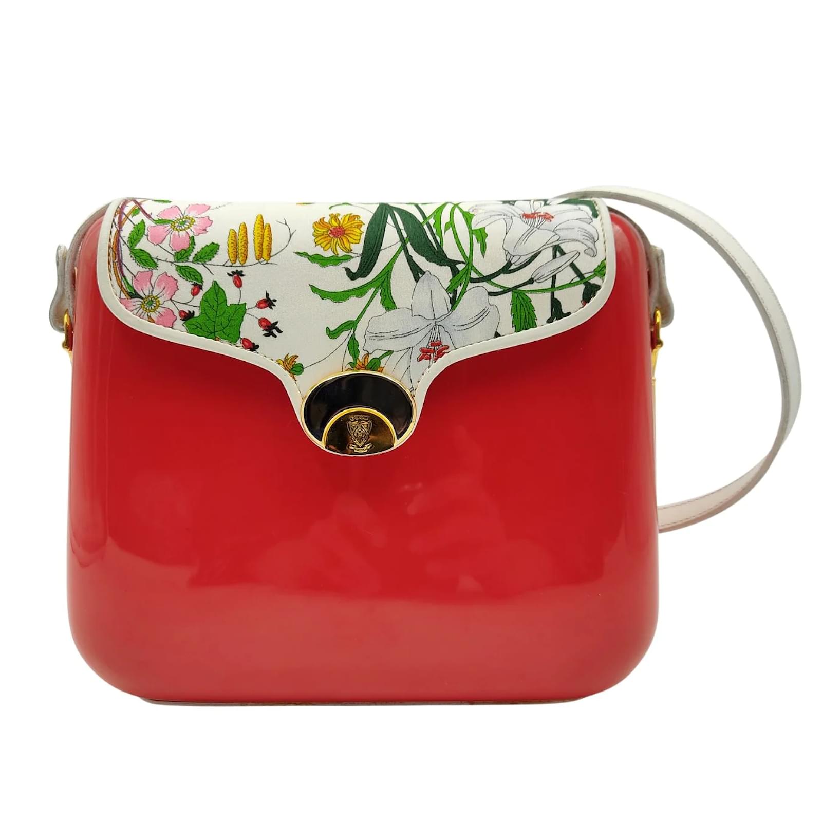 Gucci Gucci Flora vintage plastic bag from the 70s-80S Red ref