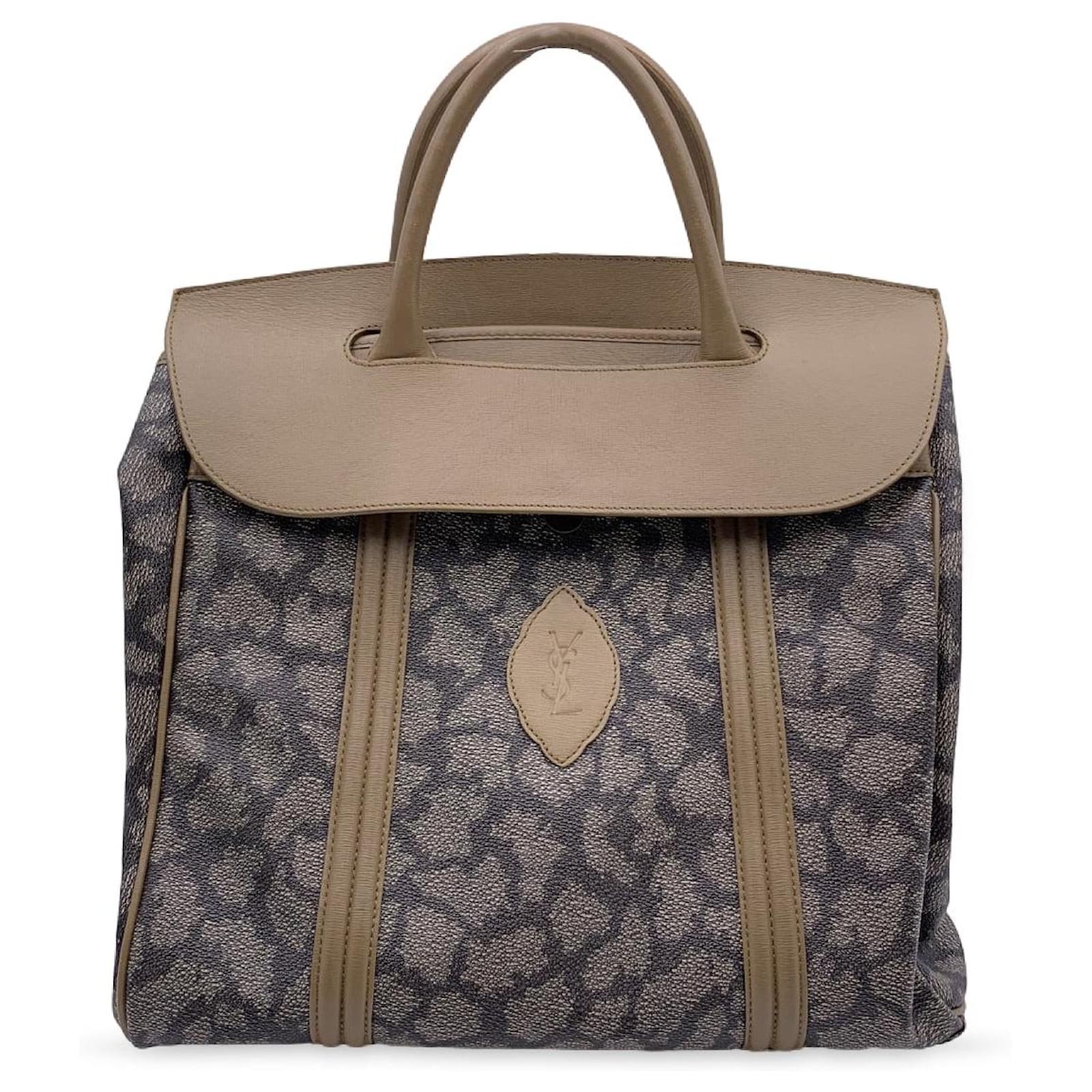 Yves Saint Laurent Handbag Vintage n.a. Grey Cloth ref