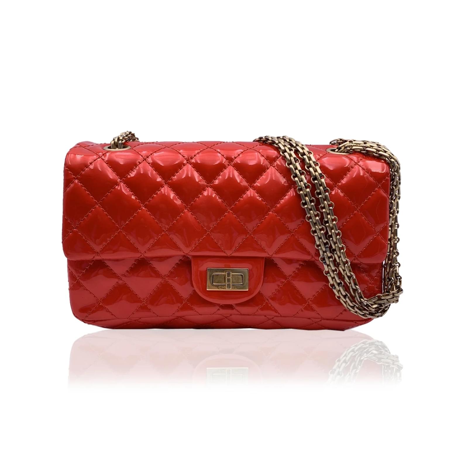 Chanel shoulder bag 2.55 Reissue Accordion Flap Bag Red Leather ref.995868  - Joli Closet