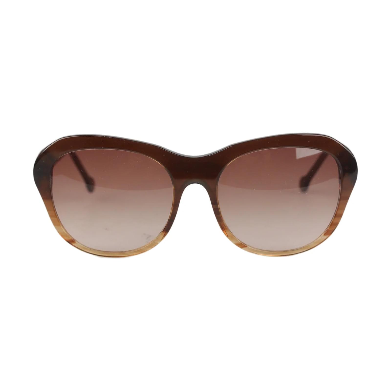 Louis Vuitton Brown Soupcon Oversized Round Sunglasses