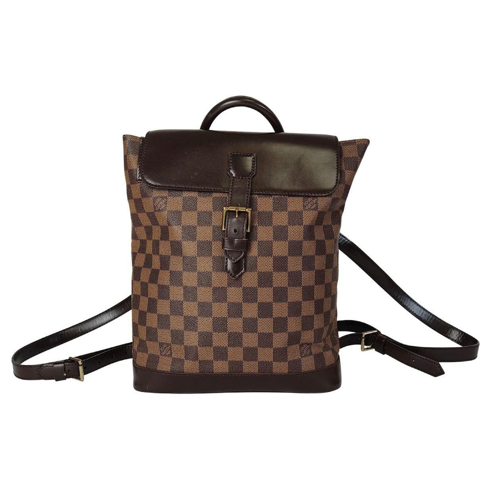 Authentic Louis Vuitton Special Order Brown Epi Leather Soho Backpack