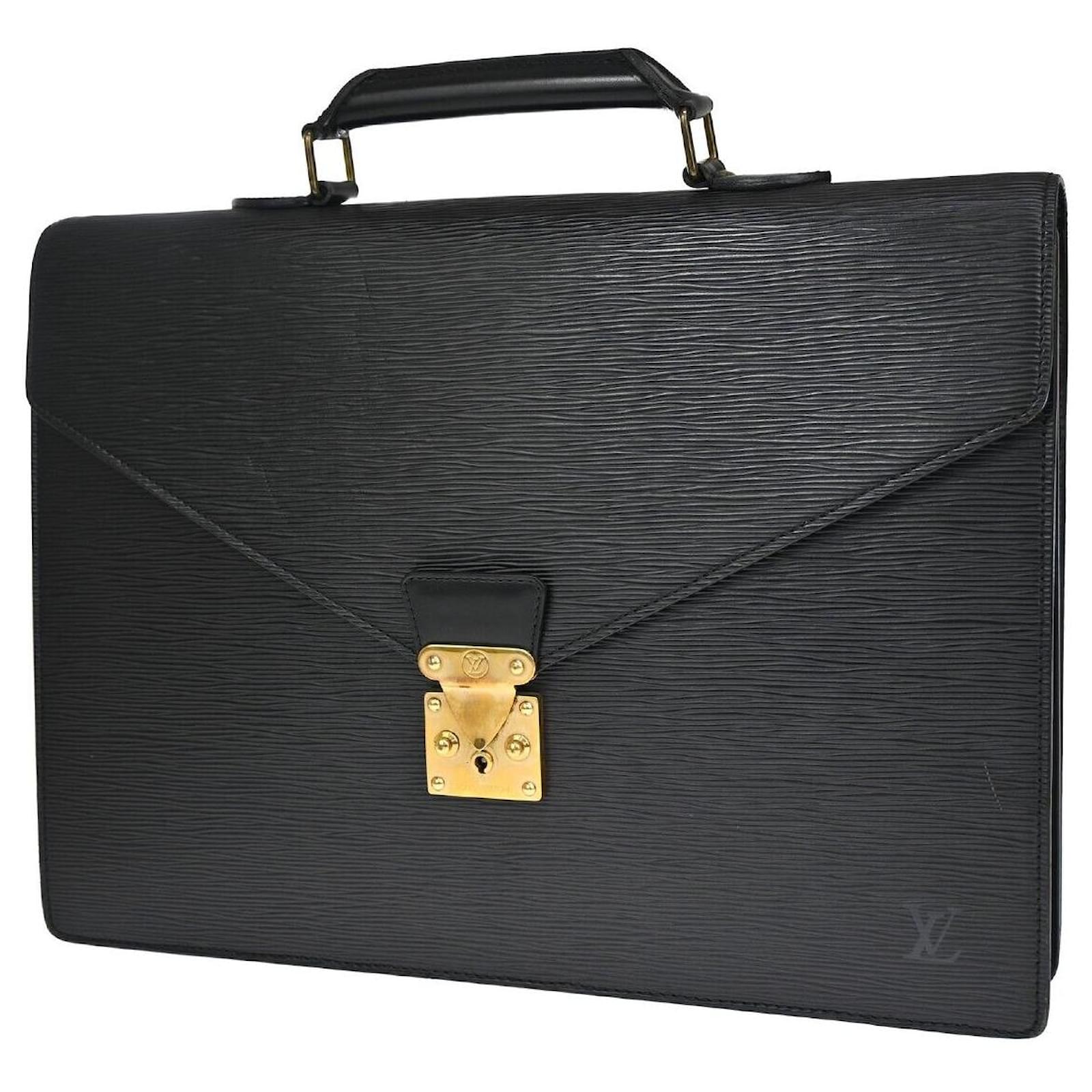 Louis Vuitton Epi Serviette Ambassadeur Briefcase - Black