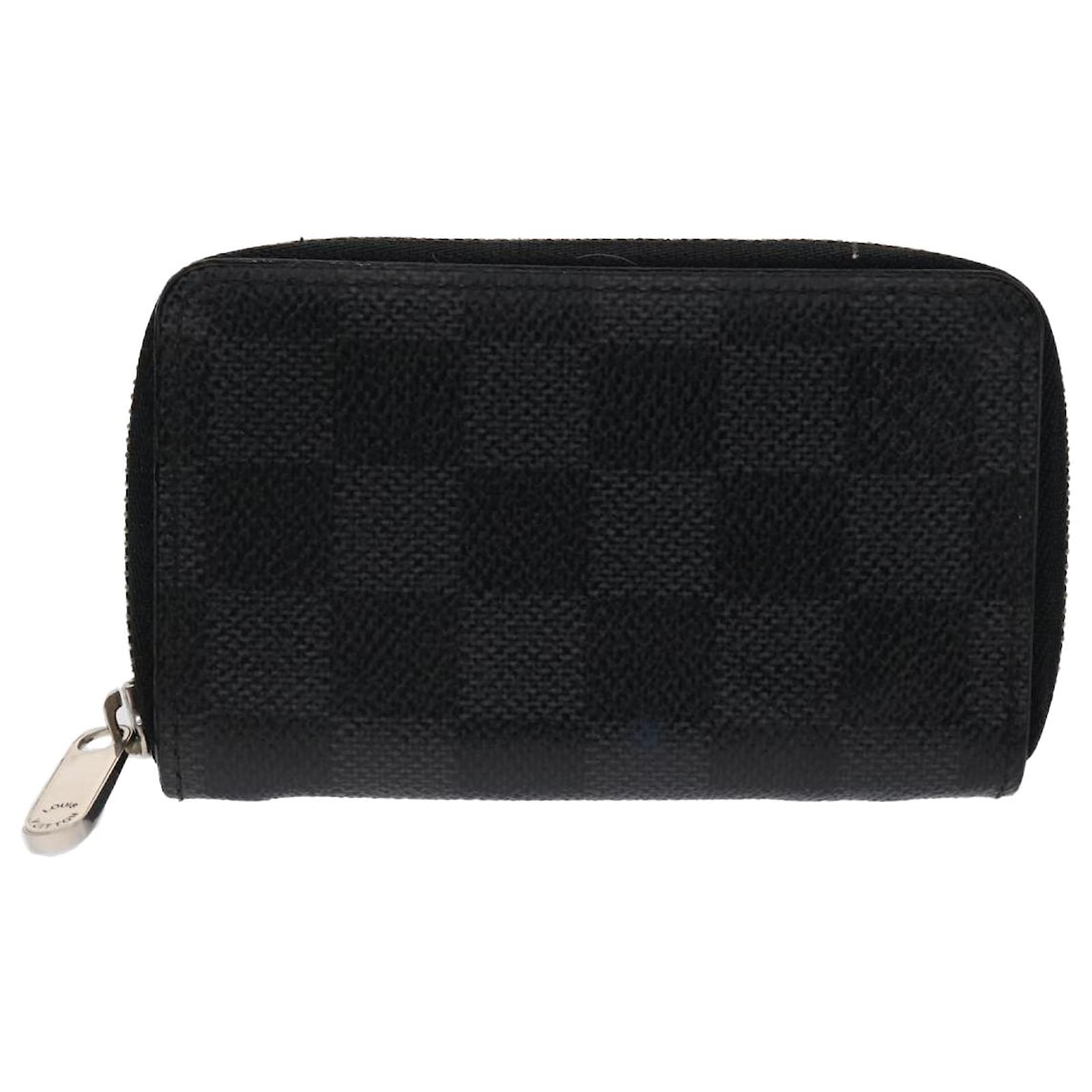 Louis Vuitton Porte monnaie Zippy Black Cloth ref.973419 - Joli Closet