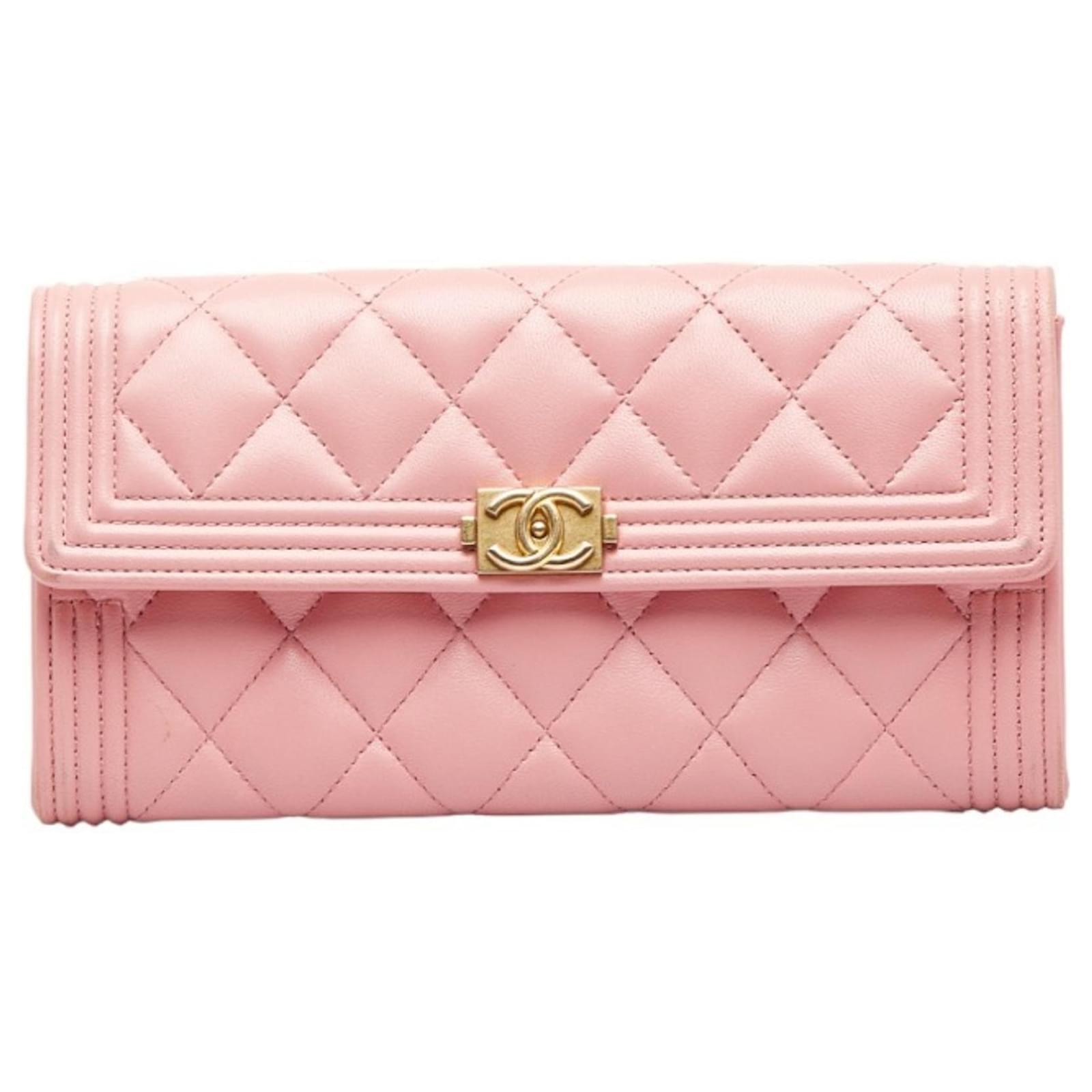 Chanel Boy Pink Leather ref.996883 - Joli Closet