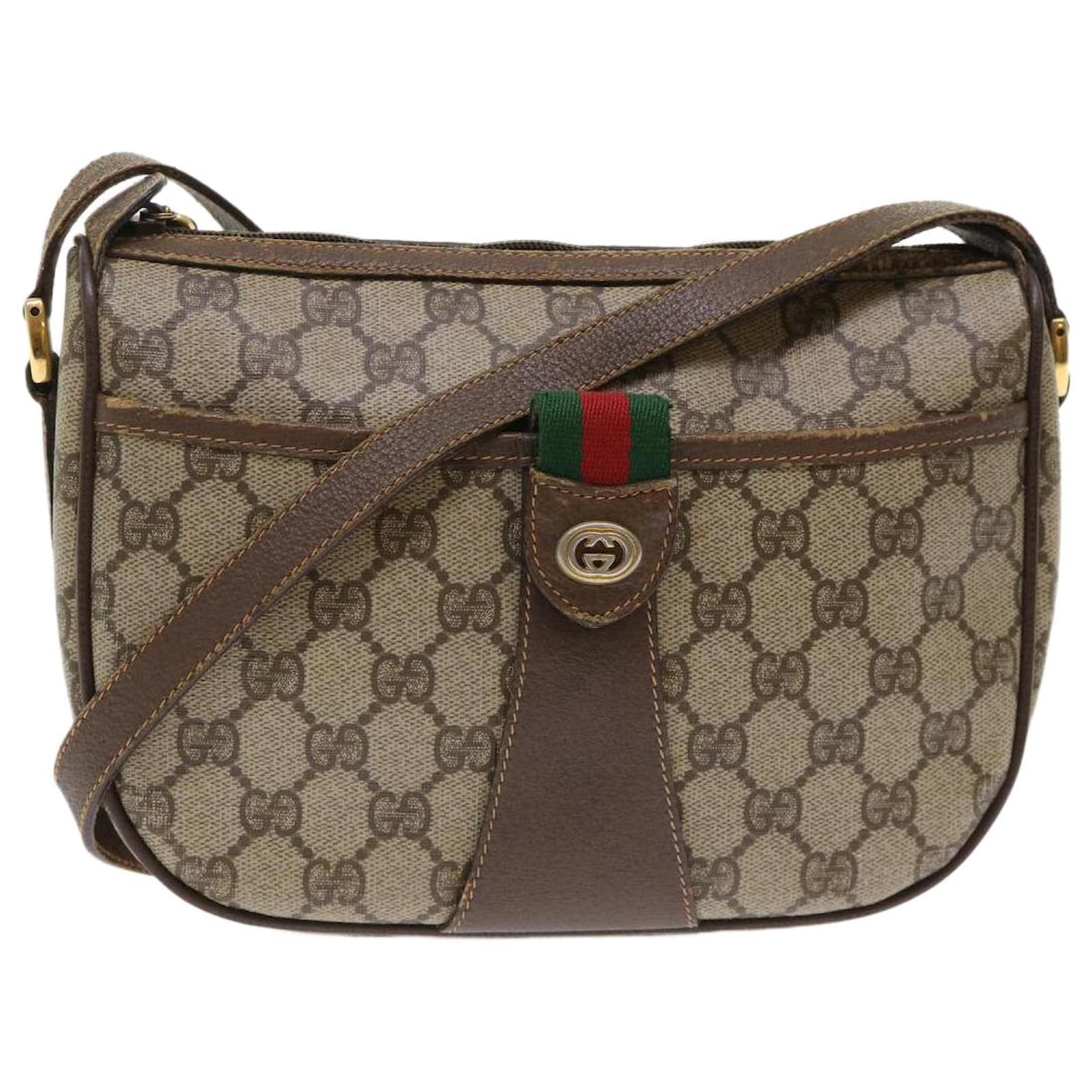 Authentic pre-owned Gucci sherry line crossbody shoulder bag