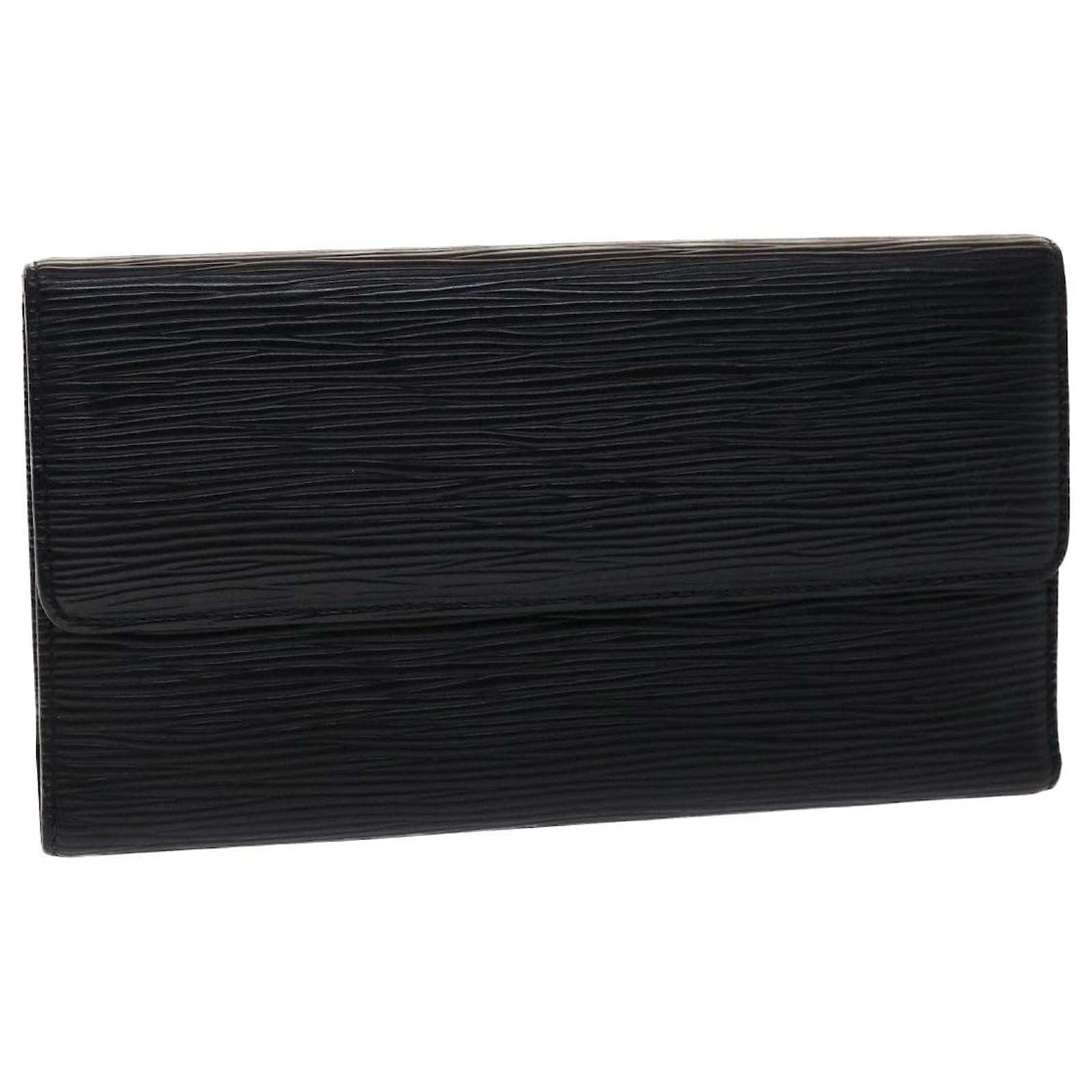 Louis Vuitton Black Epi Porte Tresor International Long Wallet at 1stDibs   louis vuitton porte tresor wallet, louis vuitton tresor wallet, porte  tresor international wallet