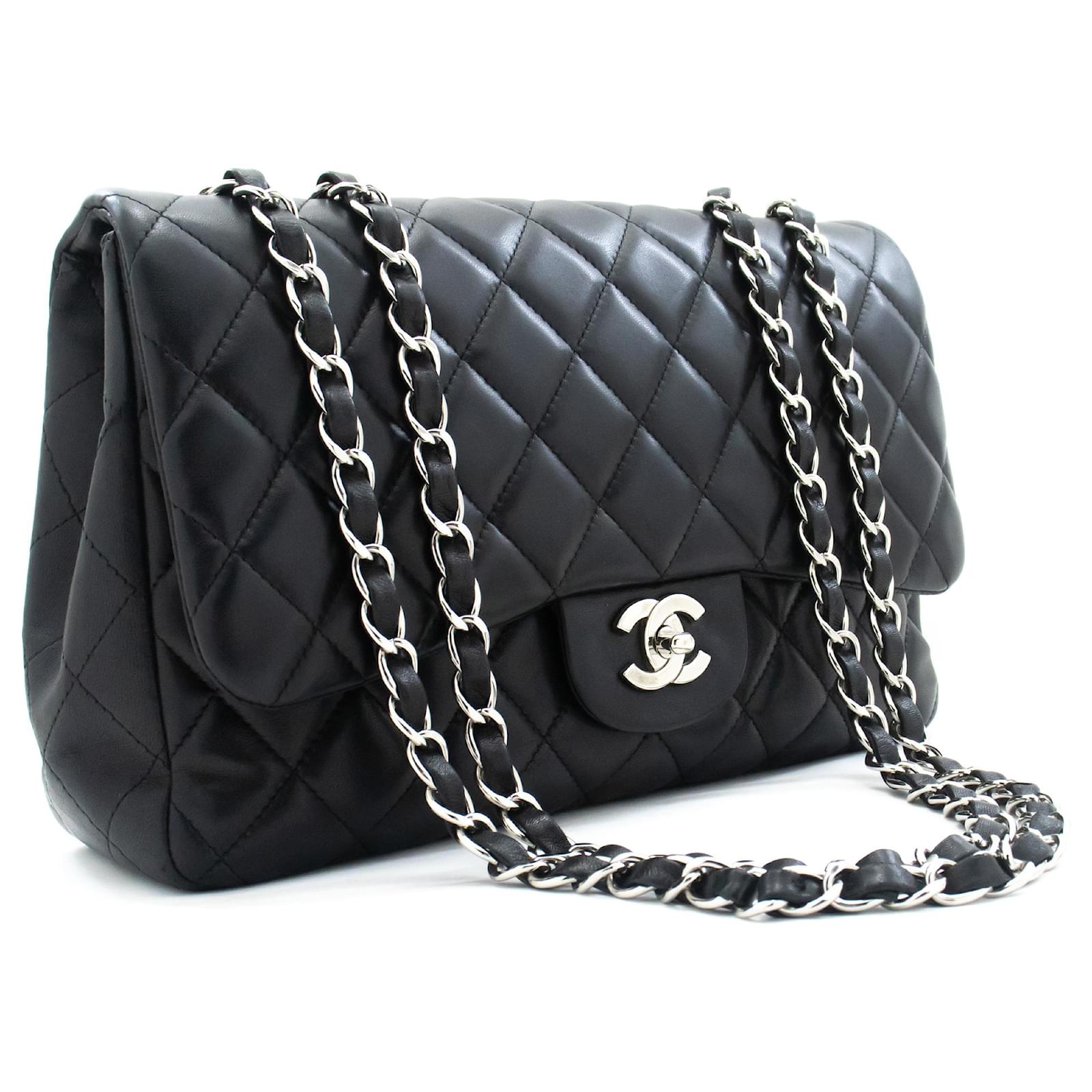 black and white chanel handbag new