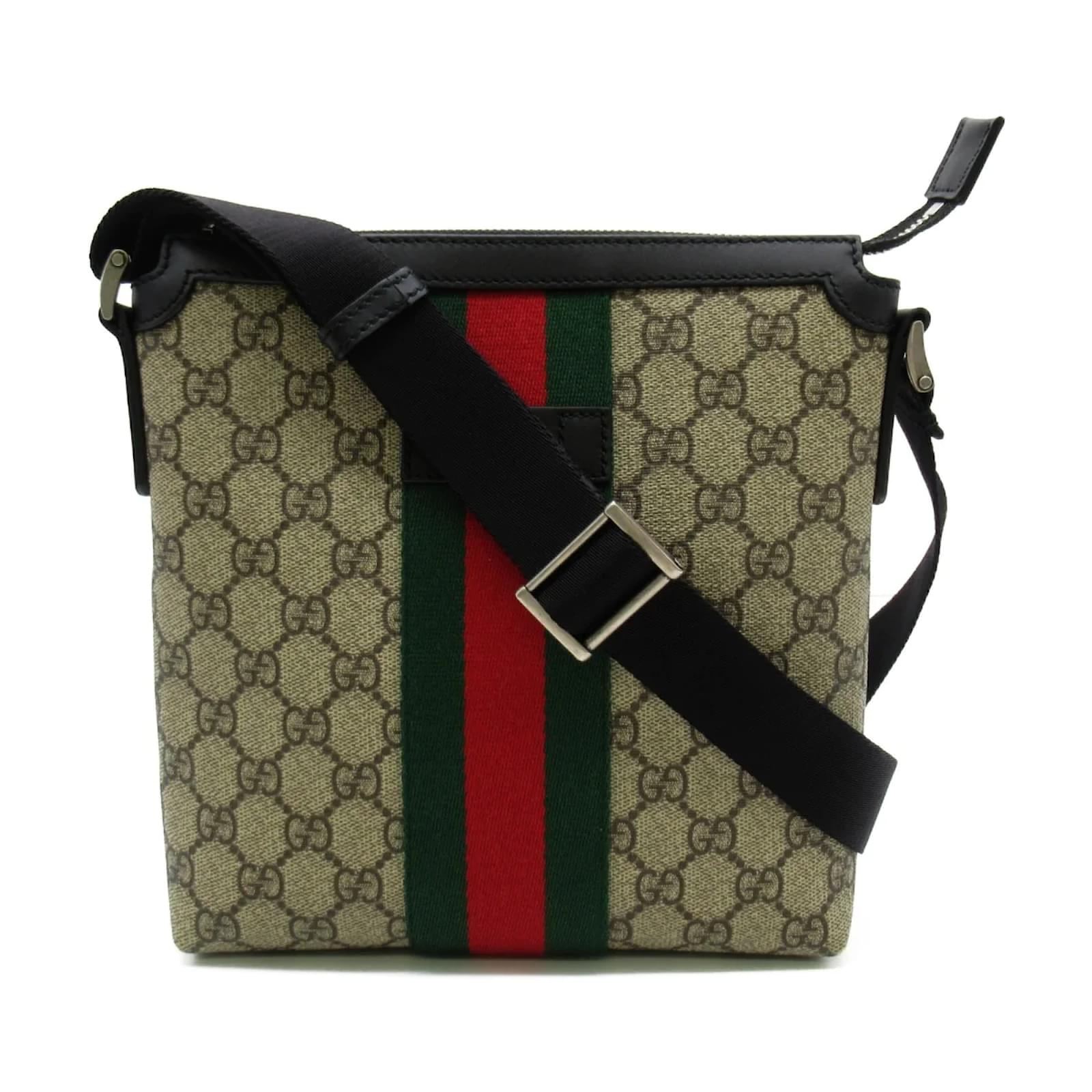 Gucci flat messenger bag online