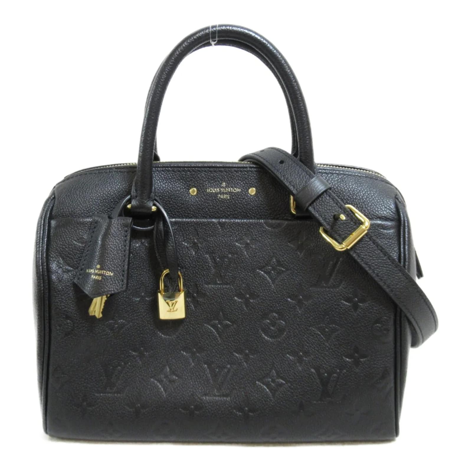 Auth Louis Vuitton Monogram Empreinte 2way Bag Speedy Bandouliere