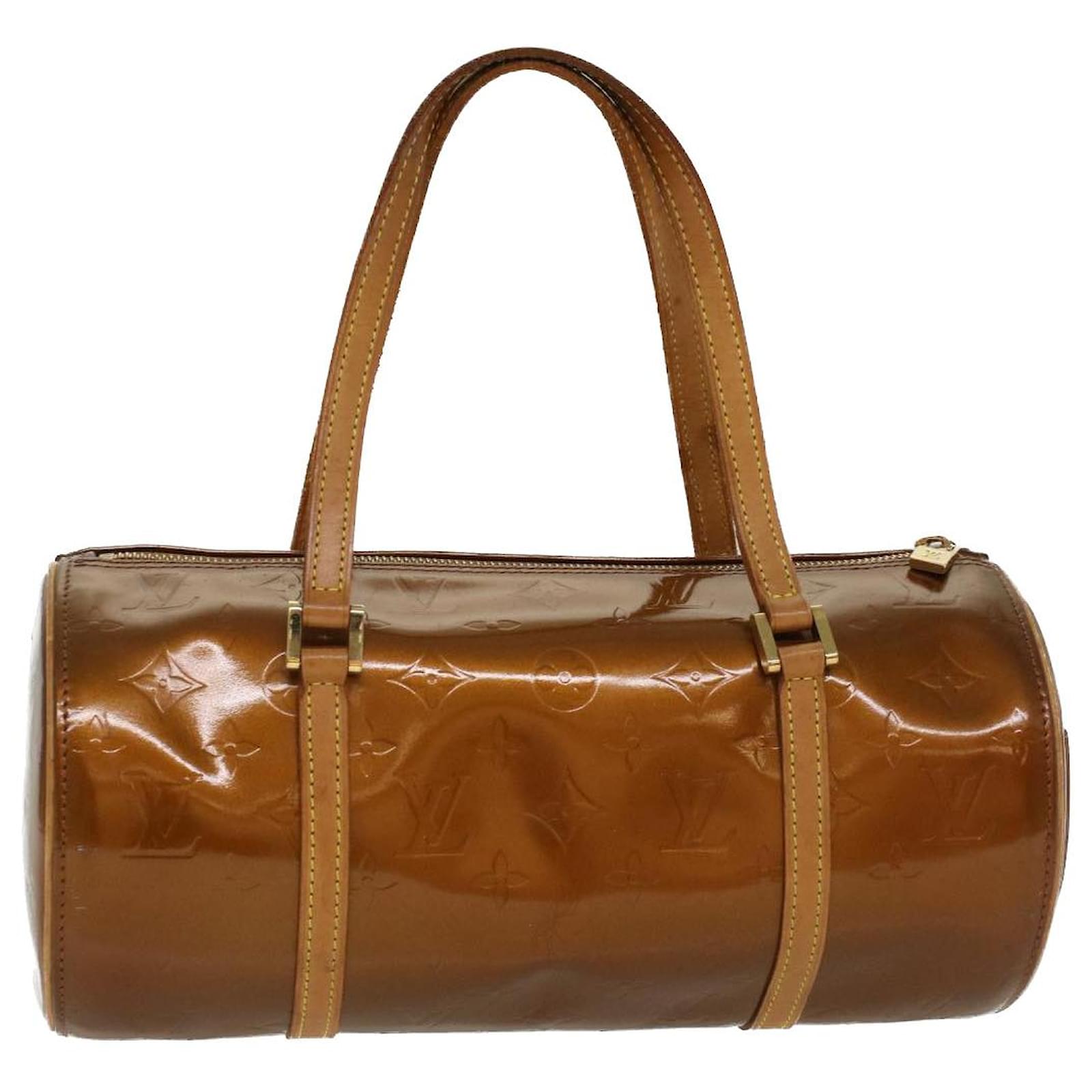 LOUIS VUITTON Monogram Vernis Bedford Hand Bag Bronze M91131 LV Auth 47977  Patent leather ref.998355 - Joli Closet