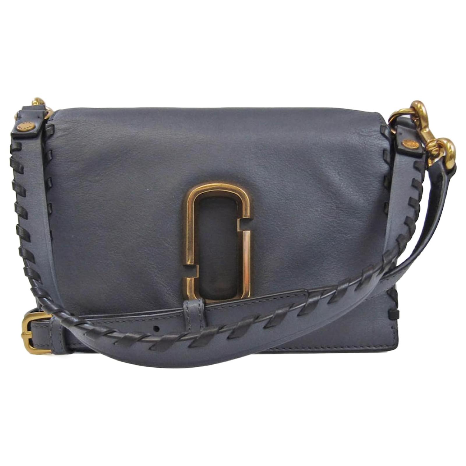 Marc Jacobs Brown and Navy The Snapshot Bag