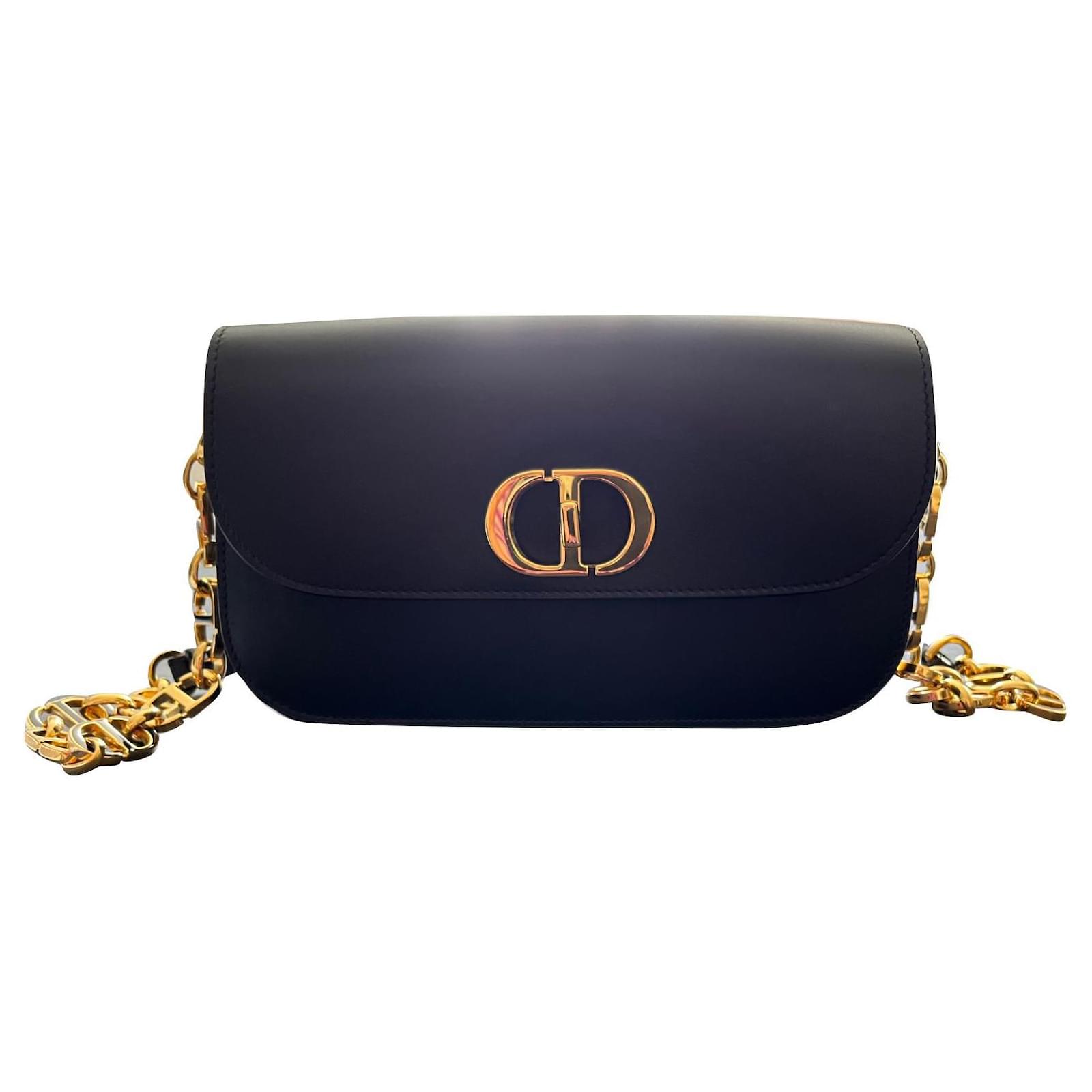 Christian Dior 30 Montaigne Avenue Black Leather ref.998685 - Joli Closet