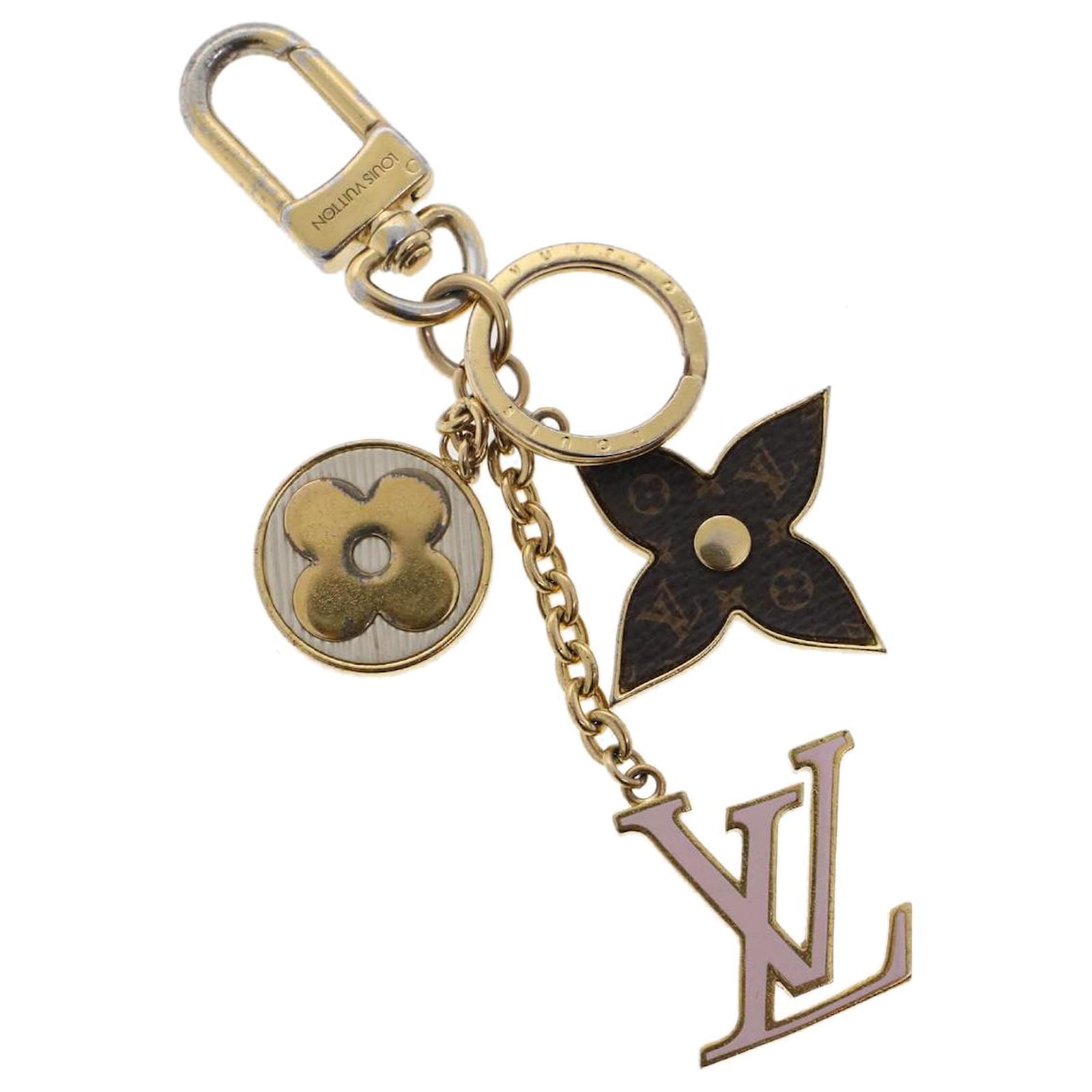 Louis Vuitton Gold Tone Chaine Anneau Cles Dore Bag Charm