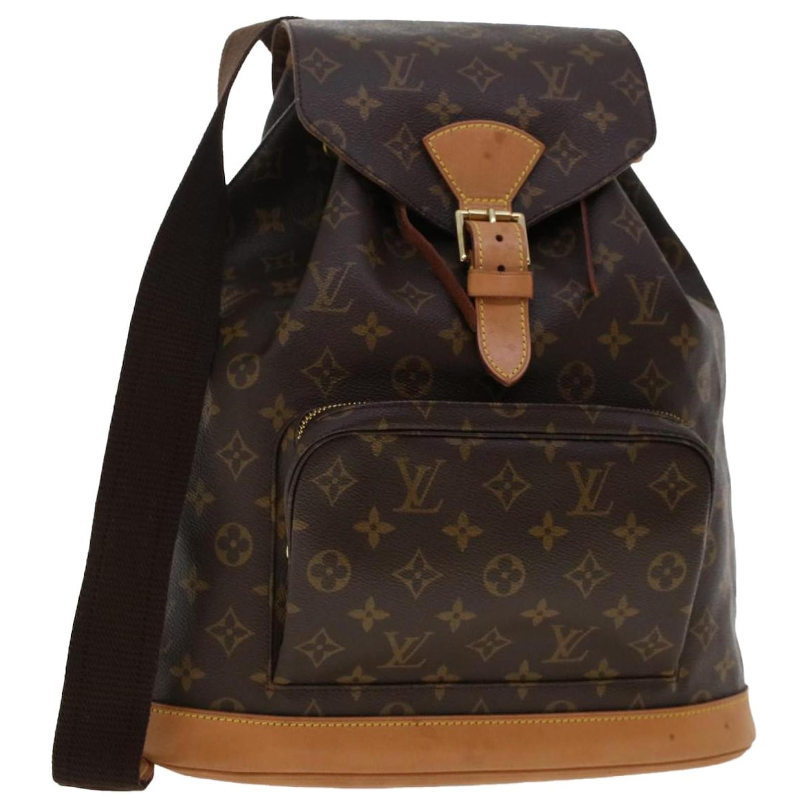 Louis Vuitton Montsouris GM Backpack Rucksack Bag Monogram