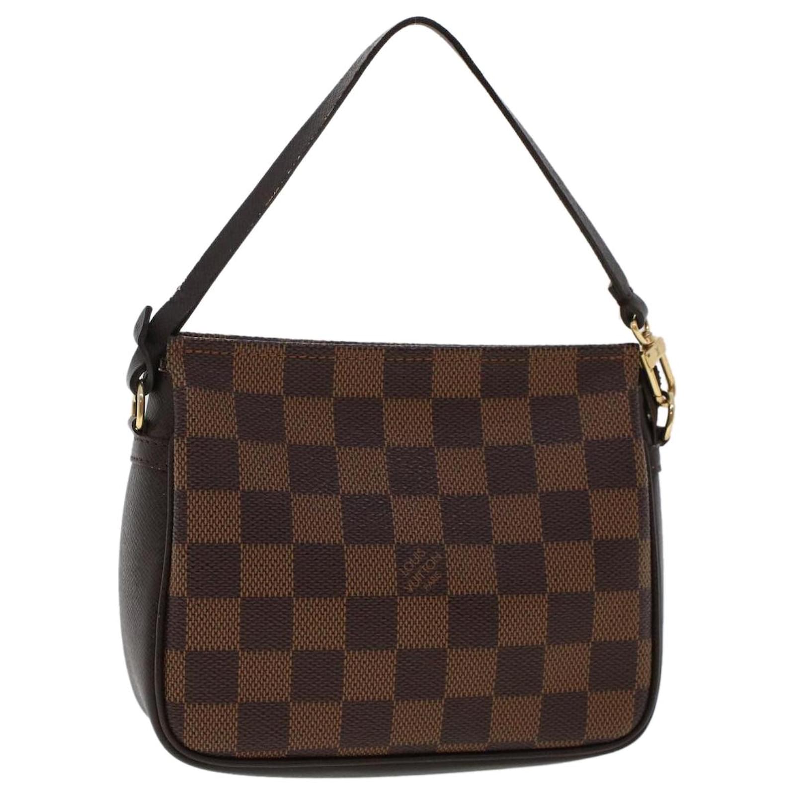 Louis Vuitton, Bags, Louis Vuitton Damier Ebene Trousse Make Up Bag Mini  Pochette