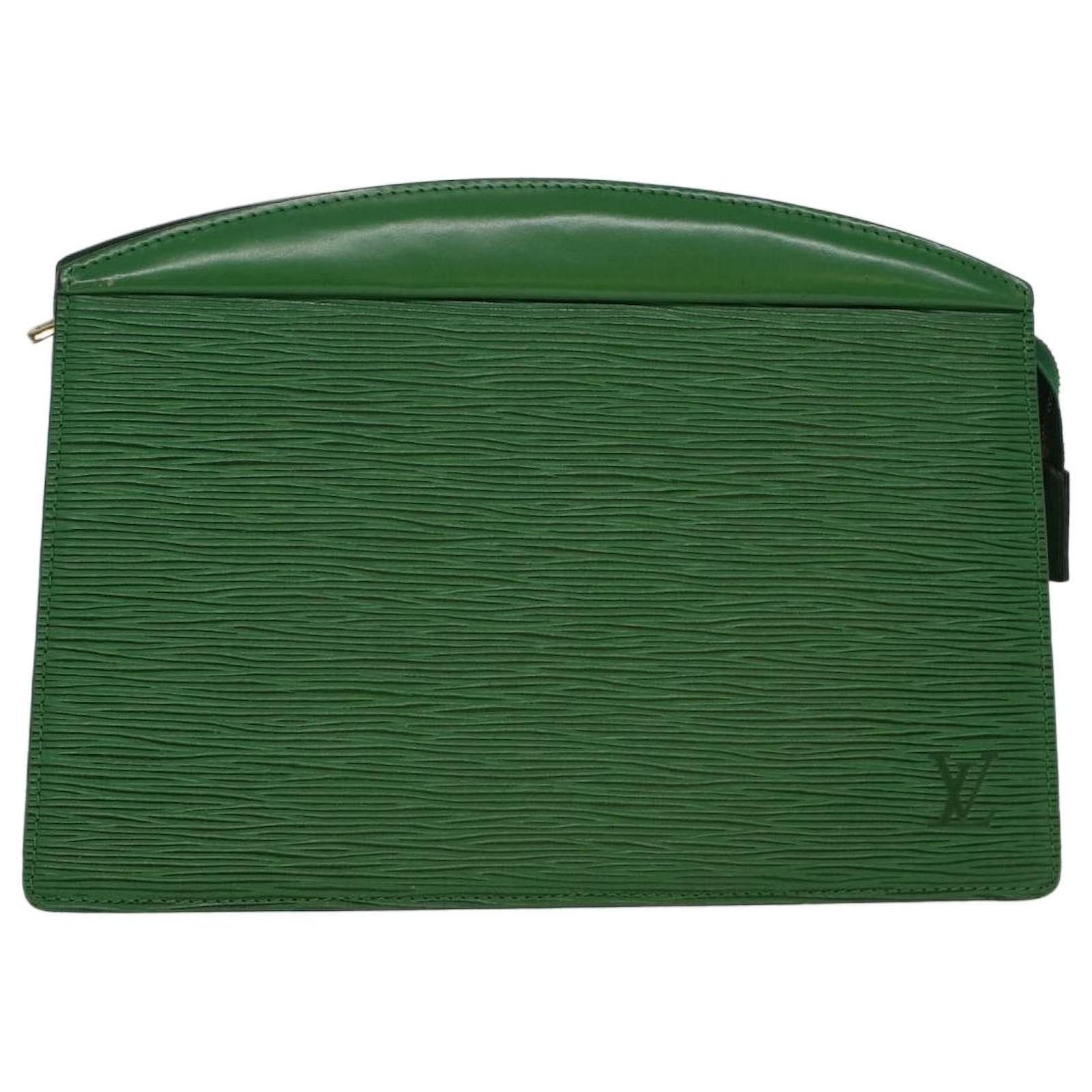 LOUIS VUITTON EPI SMALL GREEN CLUTCH BAG – Ubeauty fashion.com