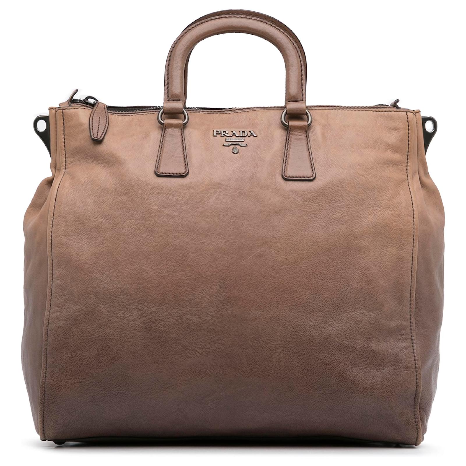 Prada Pink Saffiano Esplanade Crossbody Bag Leather Pony-style