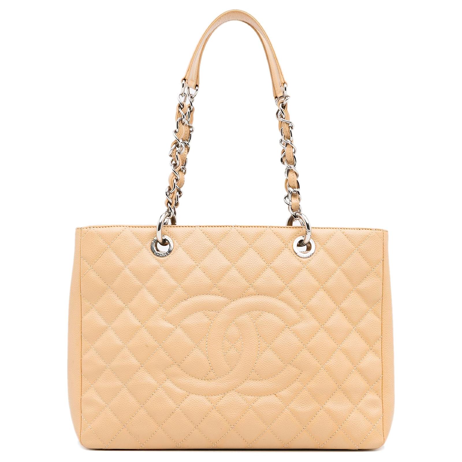 Sold at Auction: CHANEL Caviar Leather Grand Shopper Tote (GST) Bag