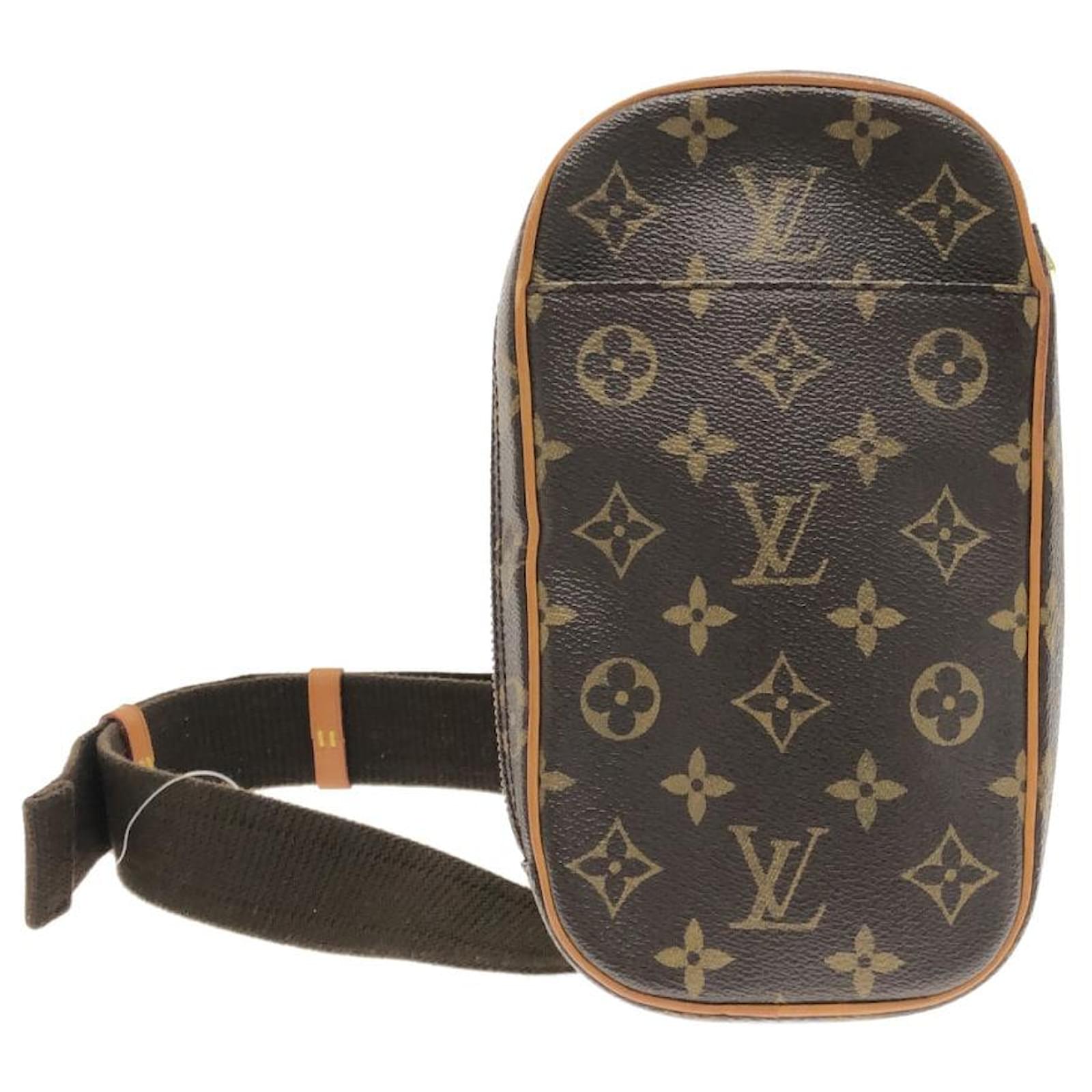 Louis Vuitton Pochette Gange Brown Cloth ref.999684 - Joli Closet
