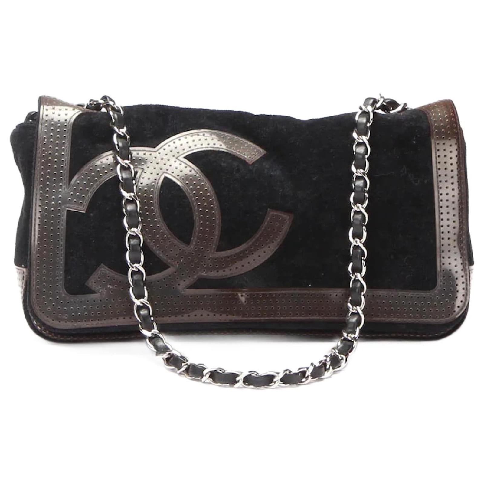 CHANEL, Bags, Chanel Cc Logo Black Precision Bag