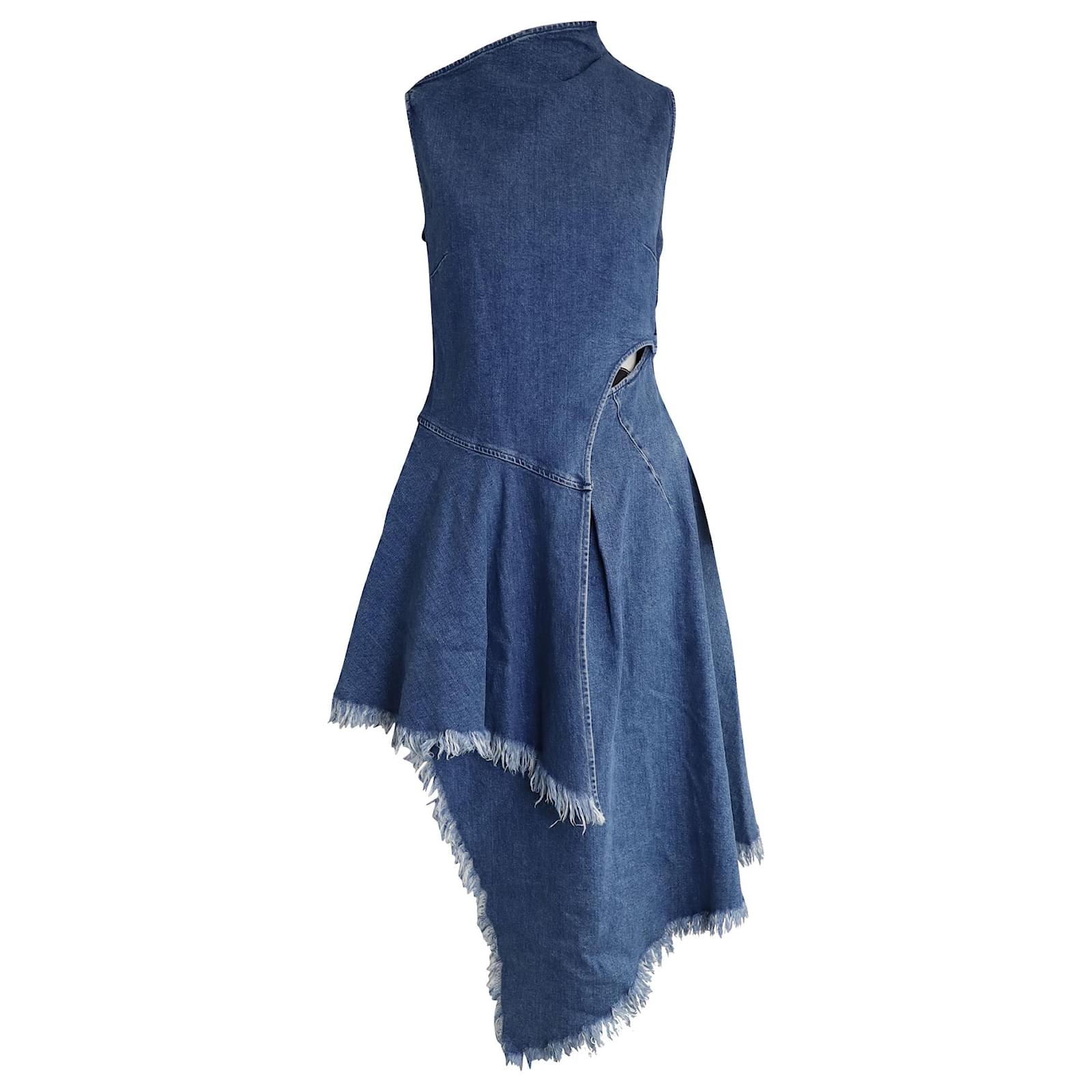 Marques buy Almeida Asymmetric Denim Dress