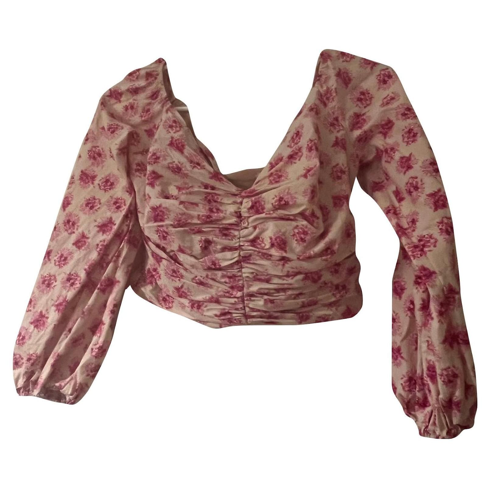 Zara Tops Pink Cotton ref.1009688 - Joli Closet