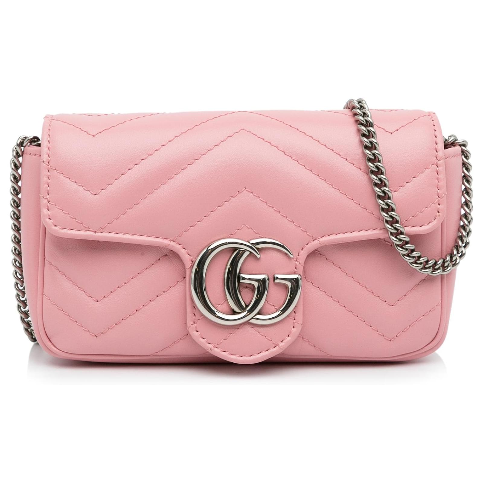 Bolsa Gucci Super Mini Rosa