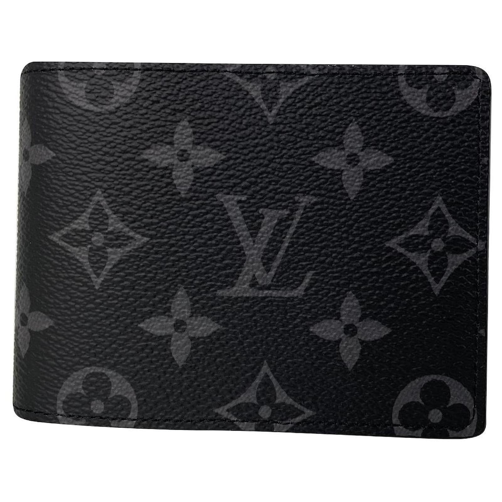 Louis Vuitton Porte Monnaie Zippy Grey Canvas Wallet (Pre-Owned)