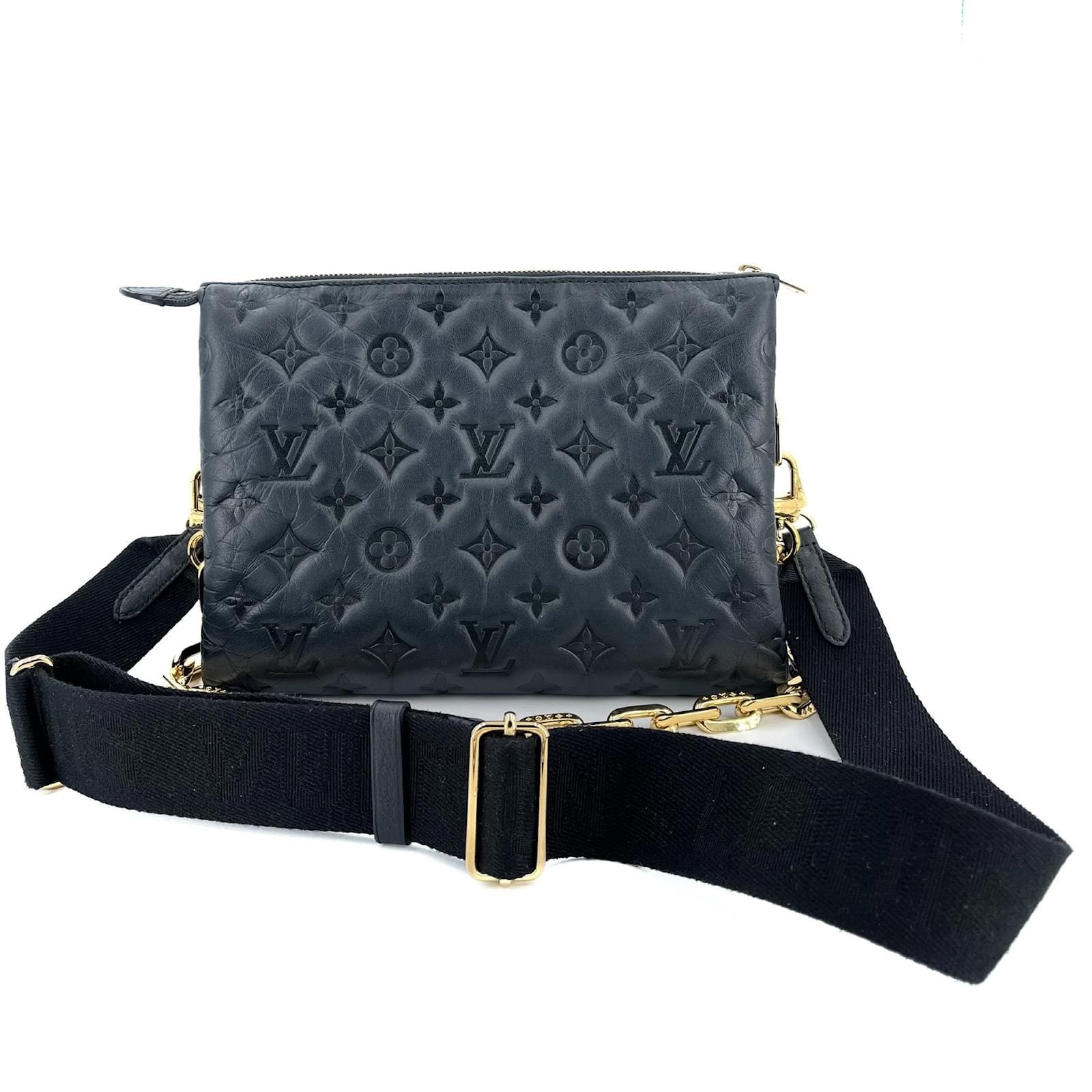 Handbags Louis Vuitton Black Monogram Coussin PM Bag