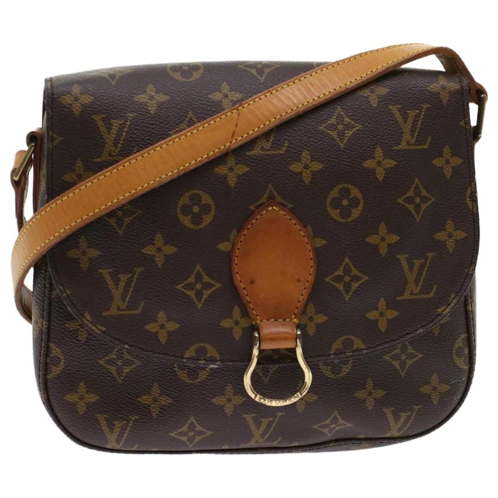 Louis Vuitton, Bags, Louis Vuitton Saint Cloud Gm Shoulder Bag Monogram  Leather Brown