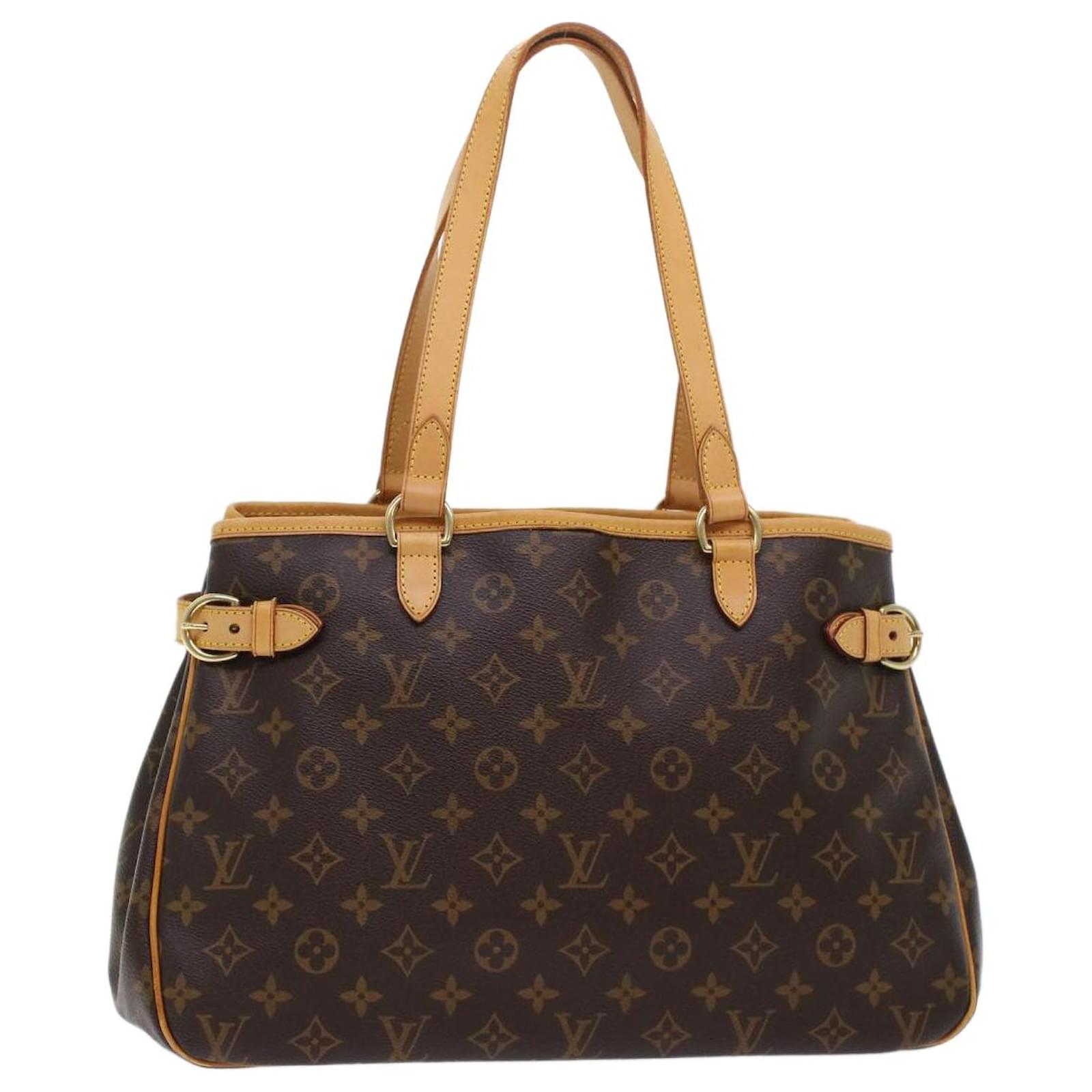 Brown Louis Vuitton Monogram Batignolles Horizontal Tote Bag