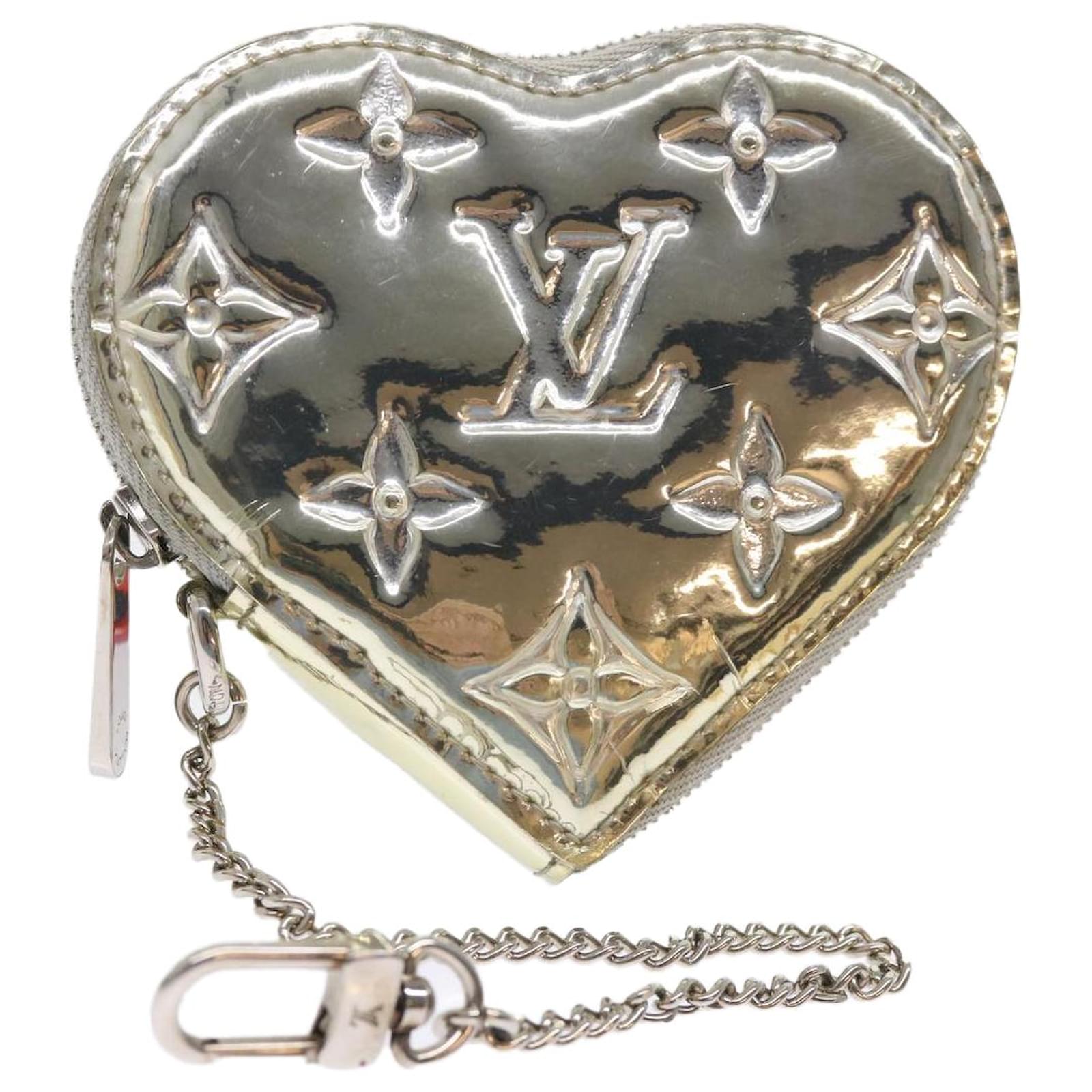 Louis Vuitton Monogram Miroir Heart Coin Purse