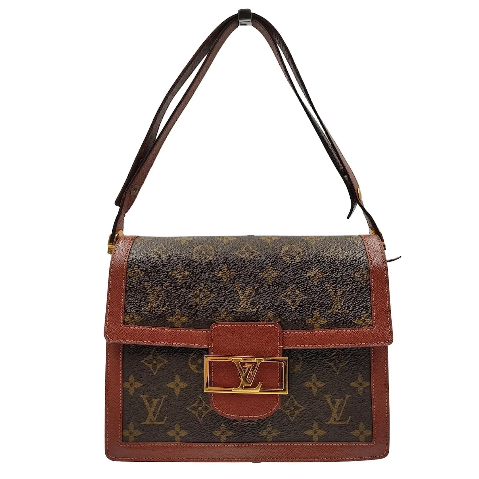 Louis Vuitton Vintage Monogram Dauphine Crossbody Bag - Brown