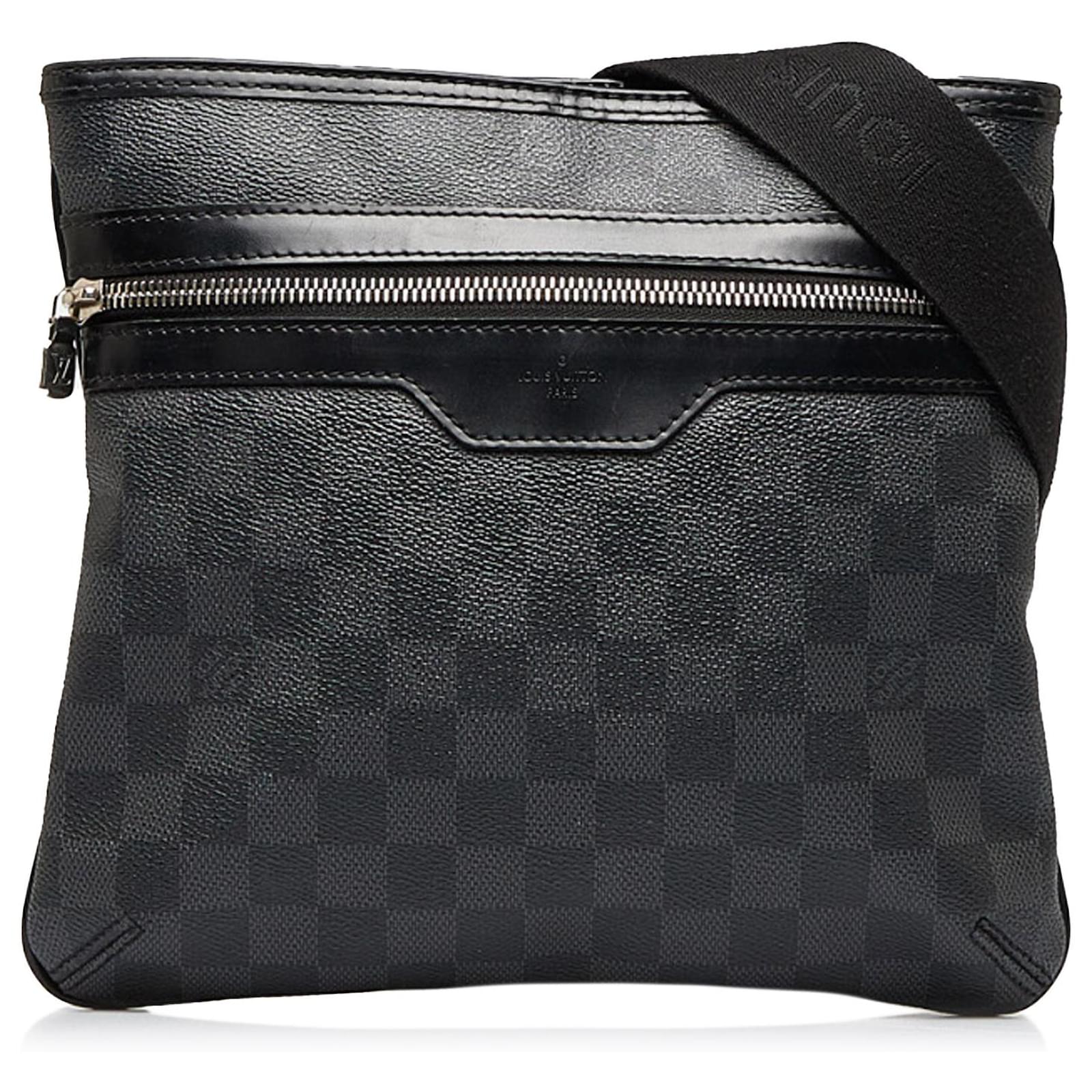 Louis Vuitton Damier Graphite Leoh Messenger Crossbody Leather ref