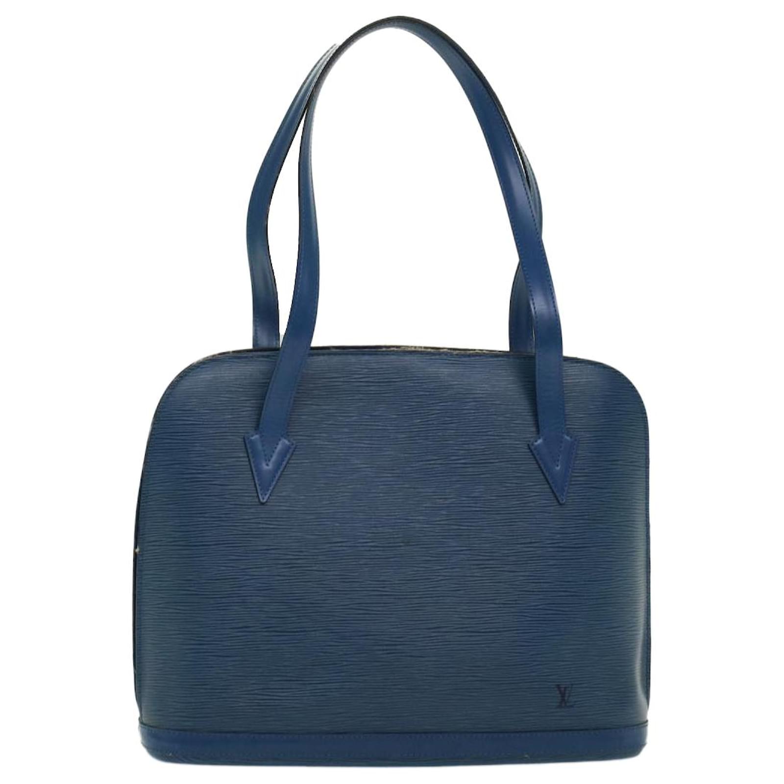 Louis Vuitton Toledo Blue Epi Leather Riviera Bag