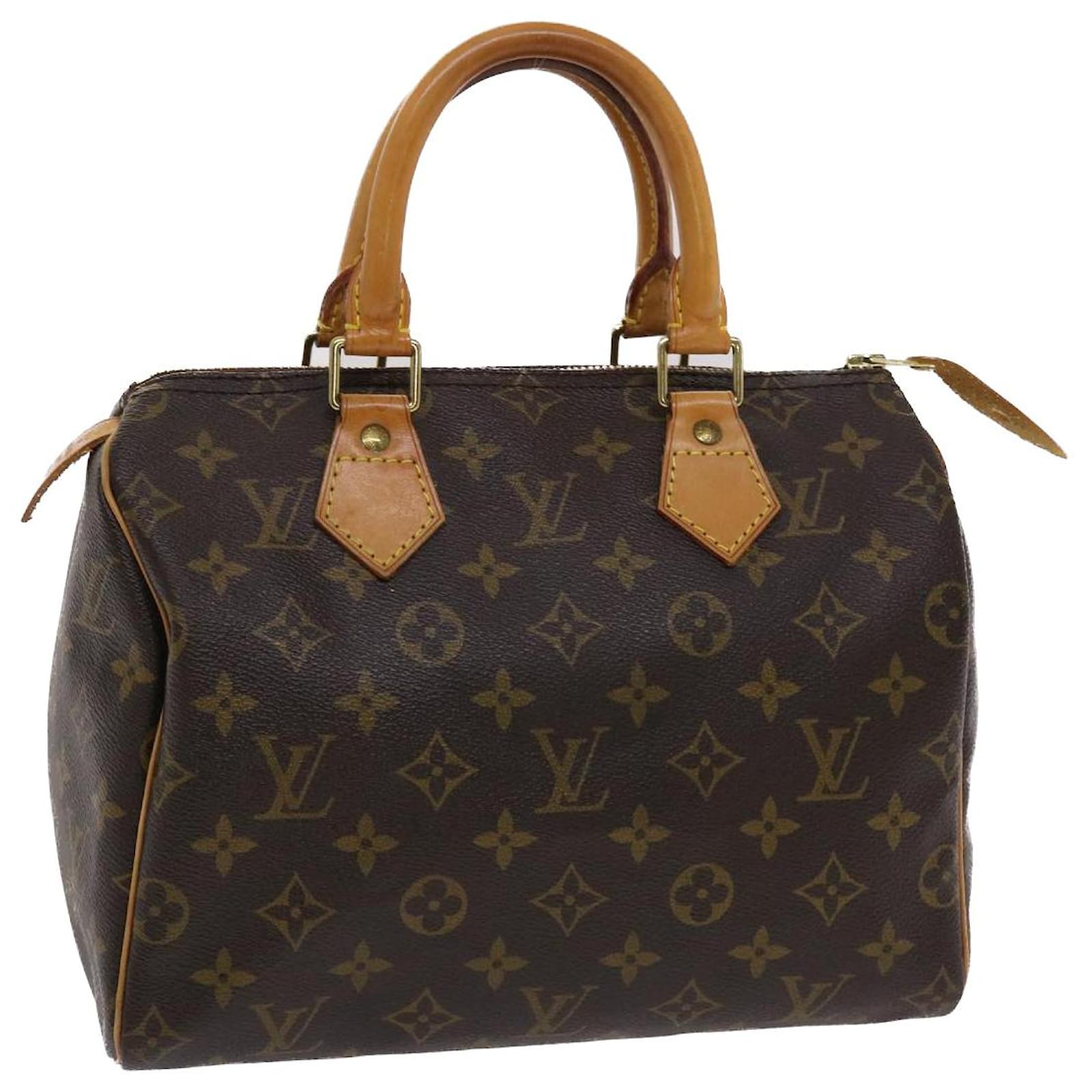 Louis Vuitton Monogram Speedy 25 Hand Bag M41528 LV Auth am4805
