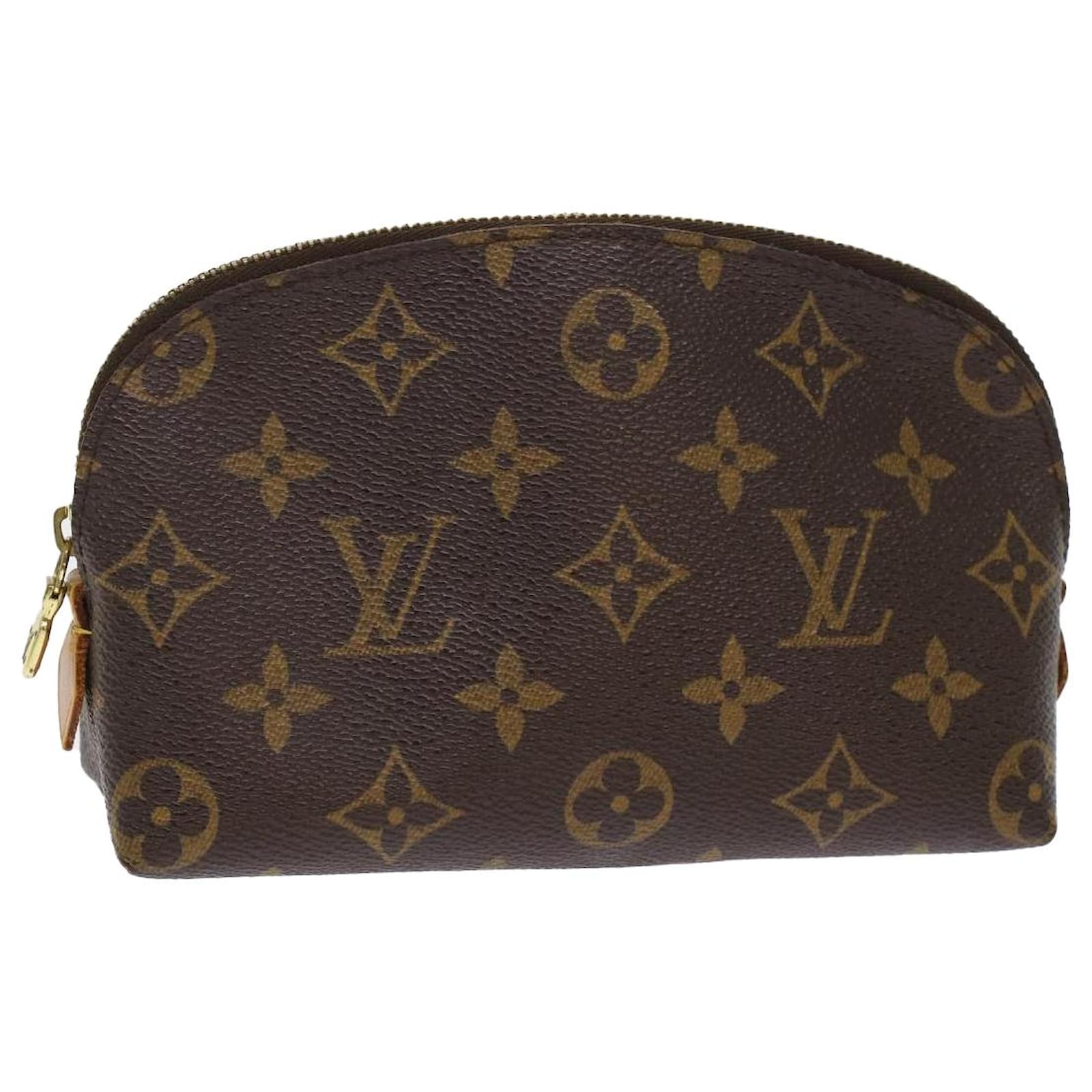 LOUIS VUITTON Monogram Trousse Brush PM Cosmetic Pouch M47510 LV