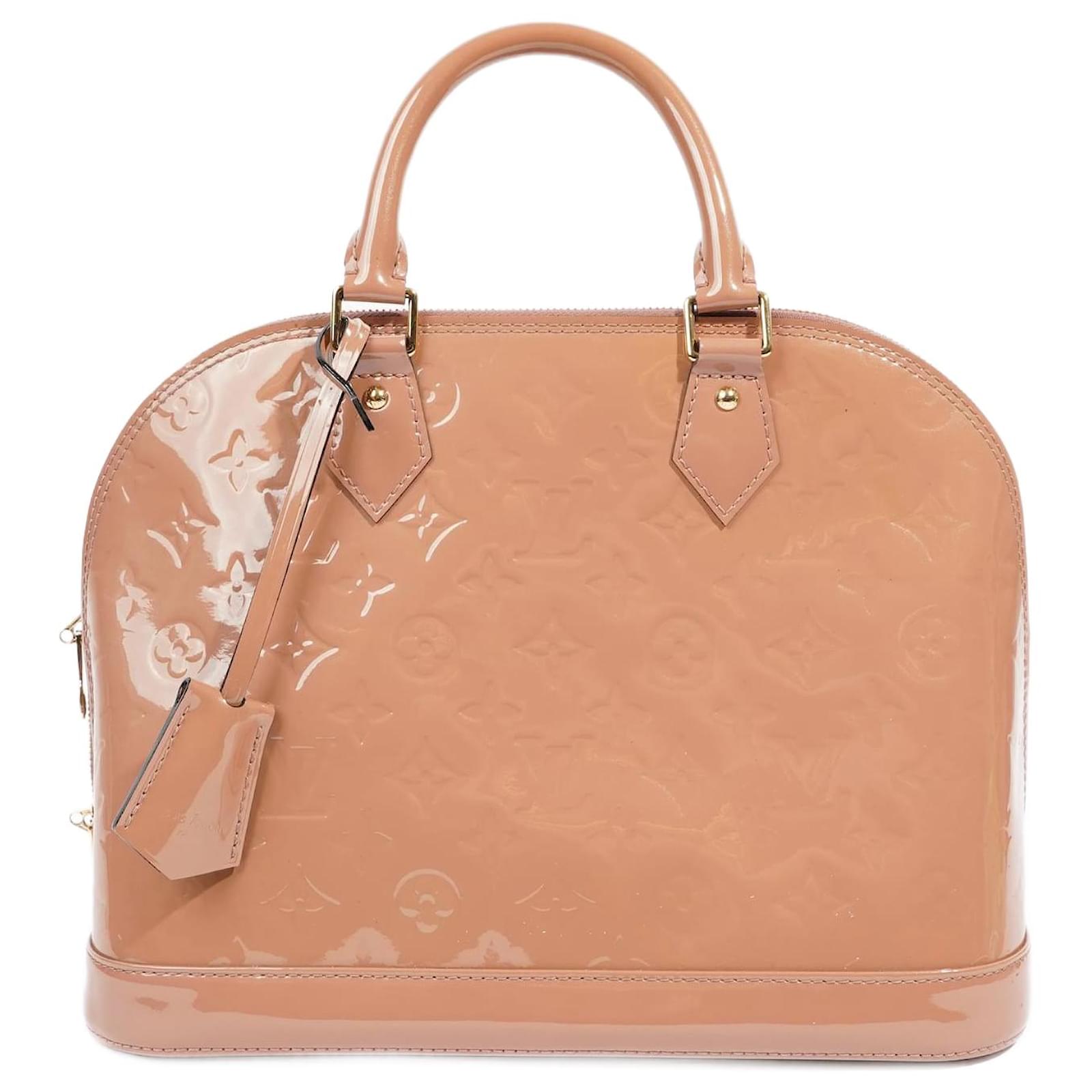 9/10 CONDITION! Louis Vuitton Alma Vernis PM Indian Rose Pink WITH