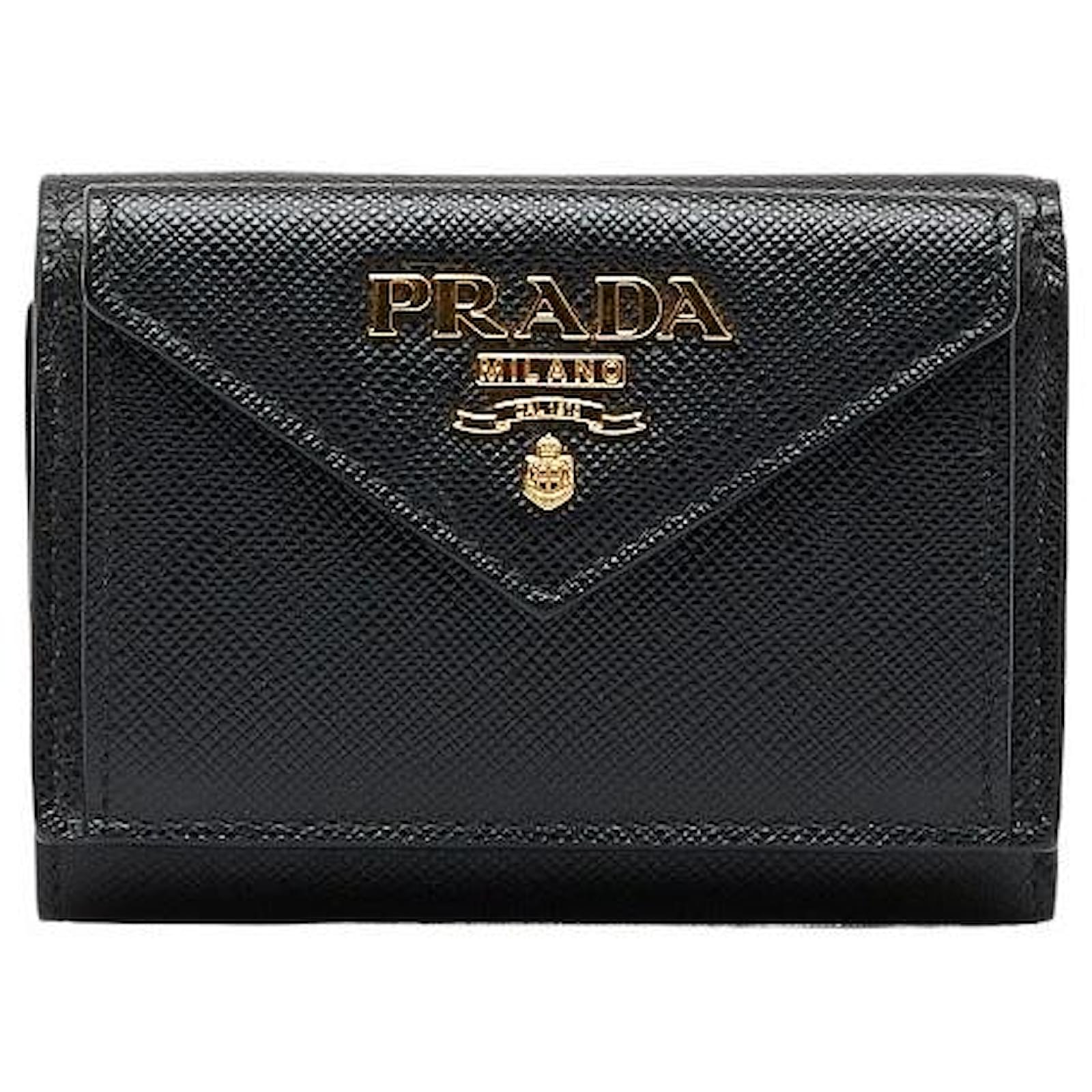 Saffiano Leather Wallet Prada