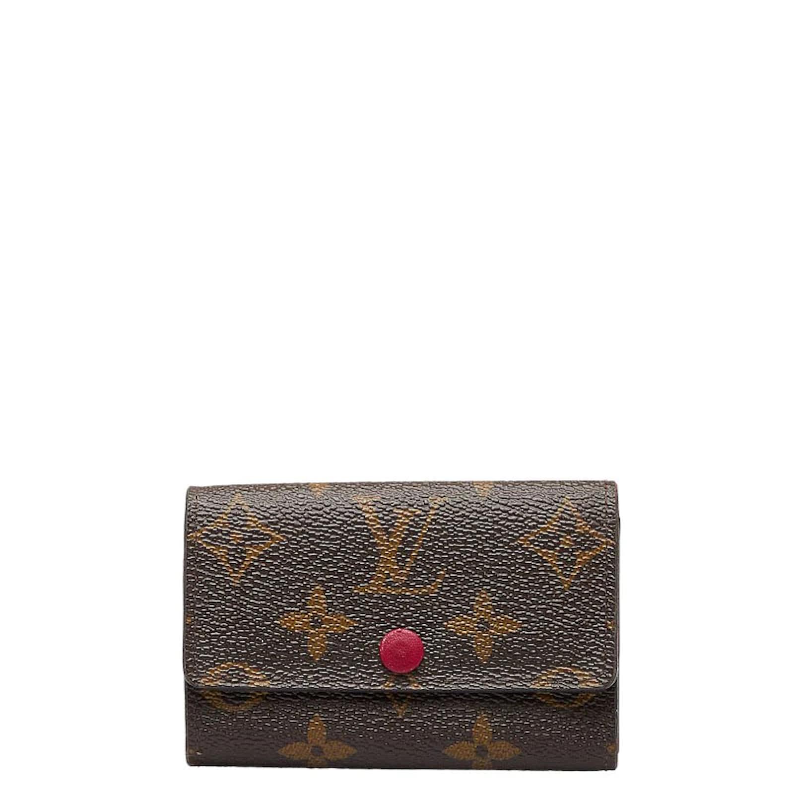 Louis Vuitton Monogram Multicles 6 Key Holder M60701 Brown Cloth  ref.1012630 - Joli Closet