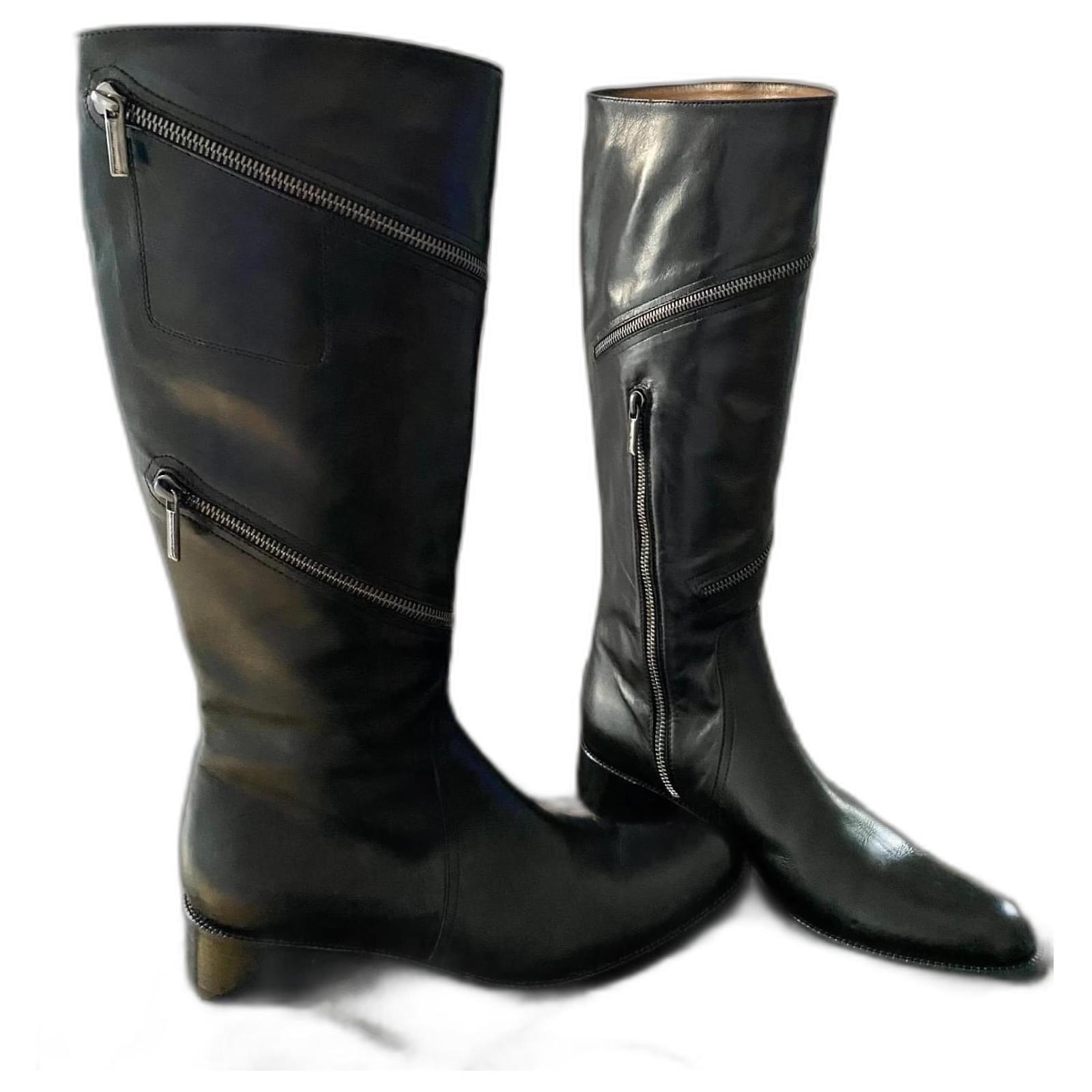 Vero Cuoio Stiefel Schwarz Leder Joli Closet