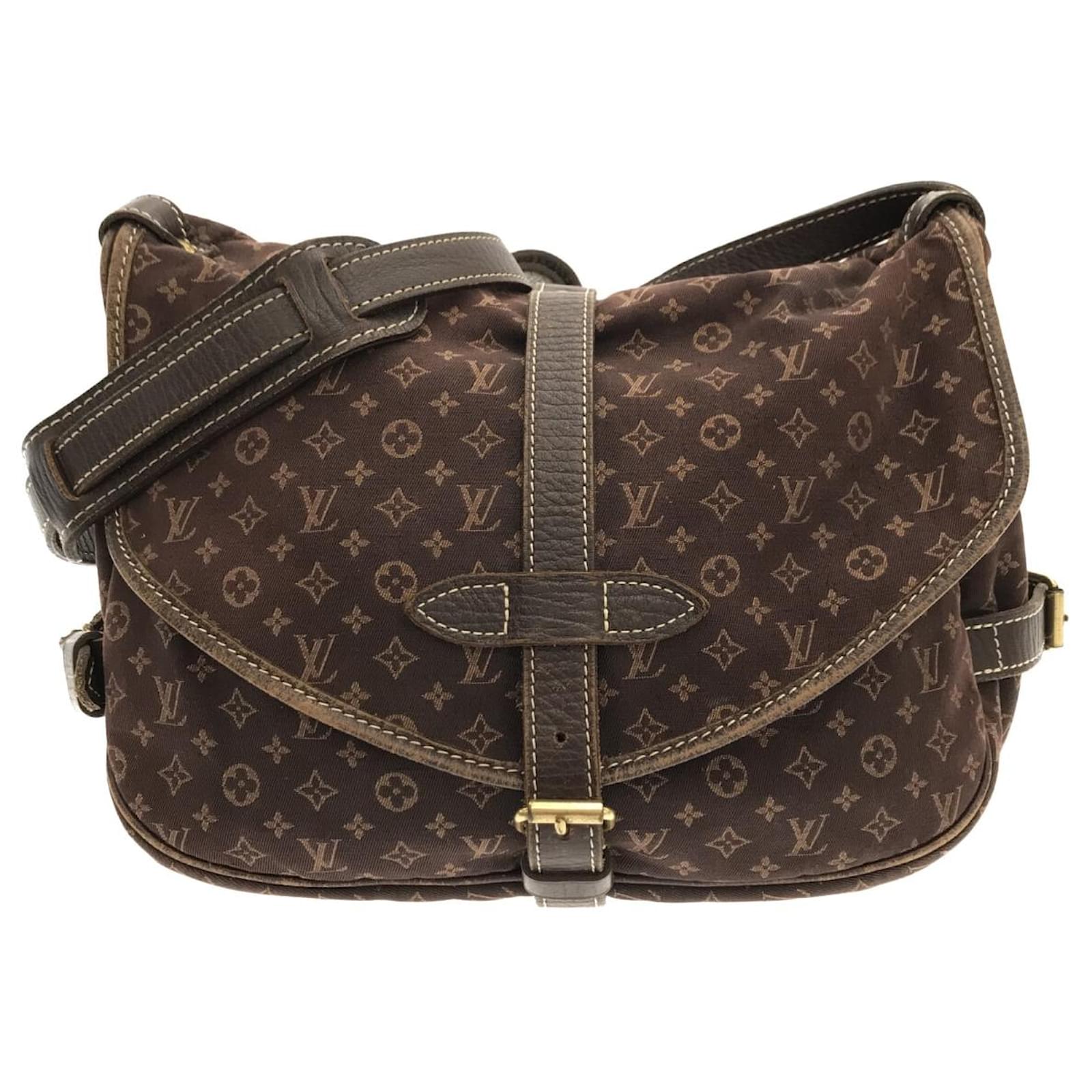 LOUIS VUITTON Monogram Saumur 43 Shoulder Bag M42252 LV Auth 40297