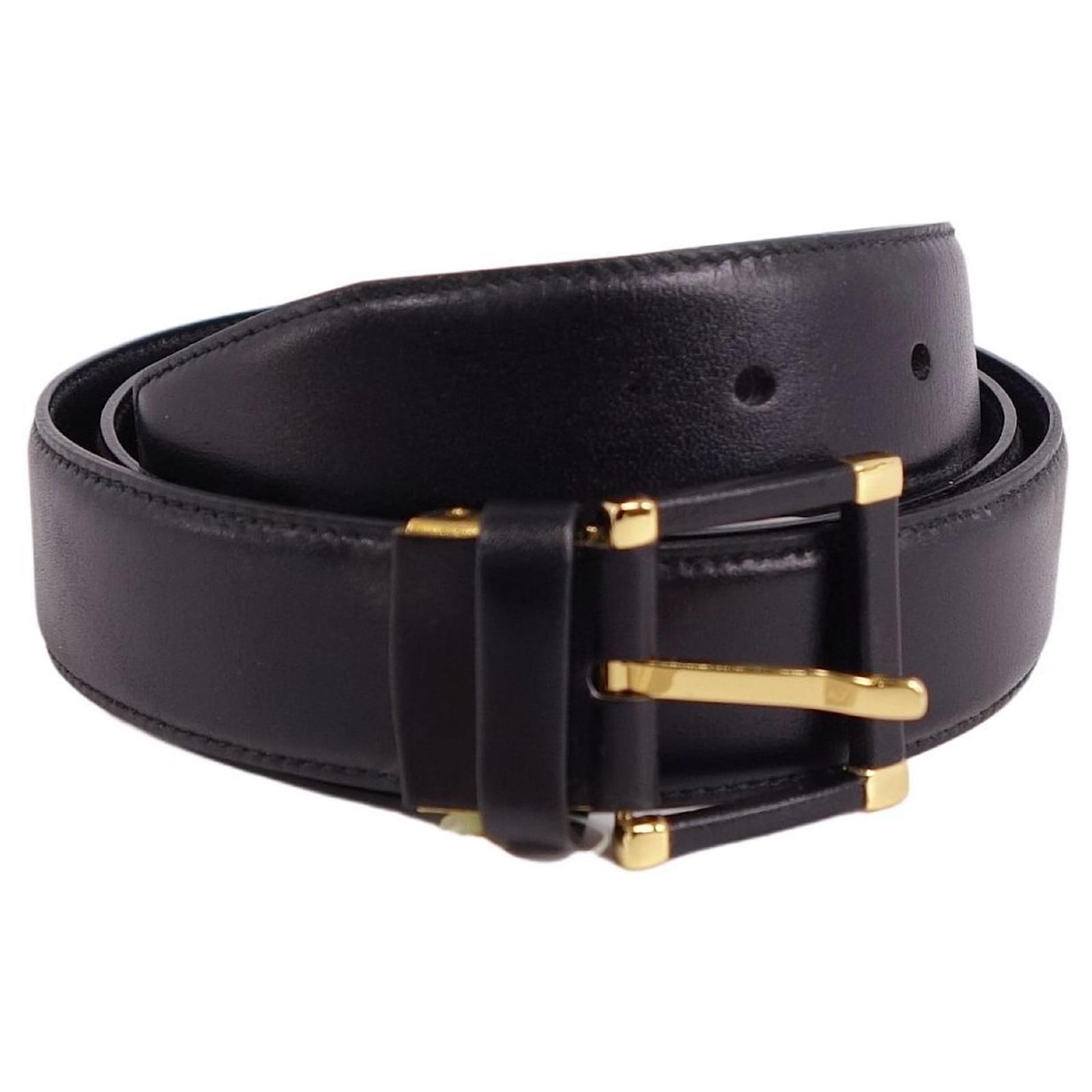 Dunhill - Leather Belt - Mens - Black