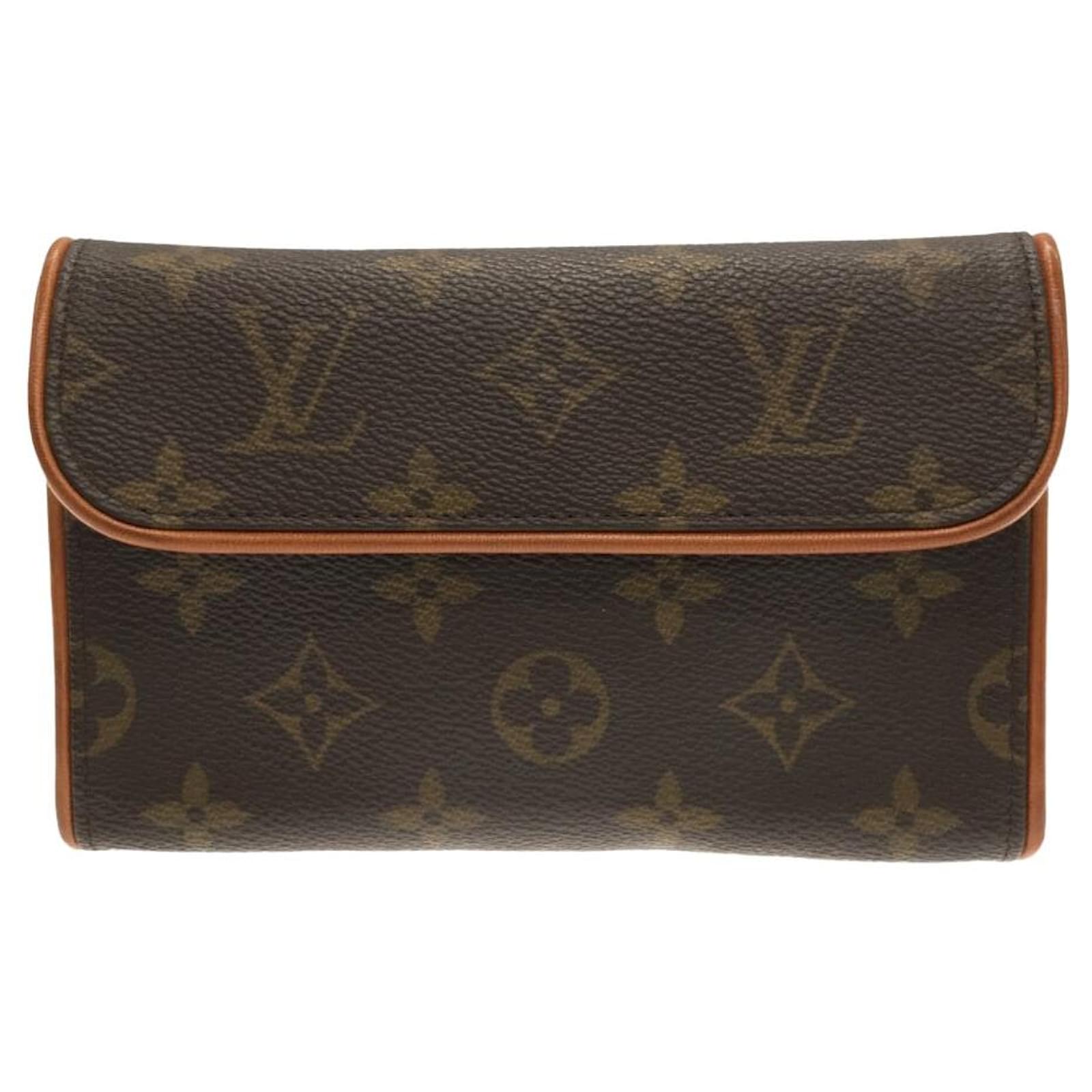 Louis Vuitton Pochette Florentine Monogram (With Snap Leather Belt) Brown -  US