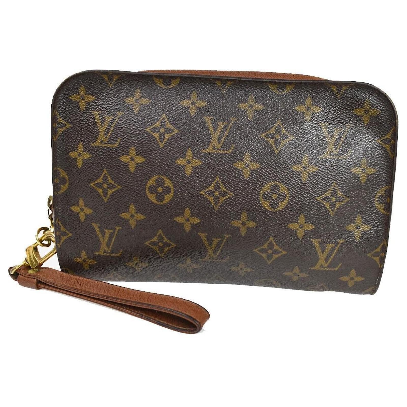 Louis Vuitton red Leather Orsay MM Shoulder Bag