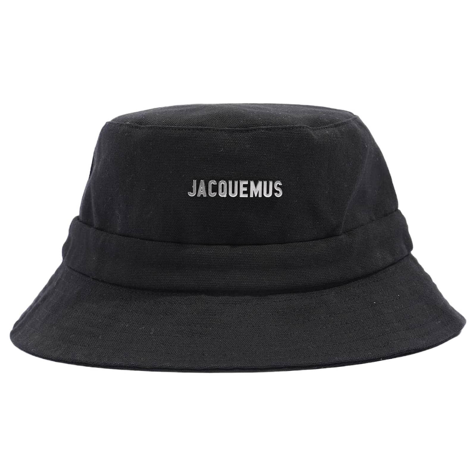 Jacquemus Le Bob Gadjo Bucket Hat Black Cotton 56 ref.1013873 - Joli Closet