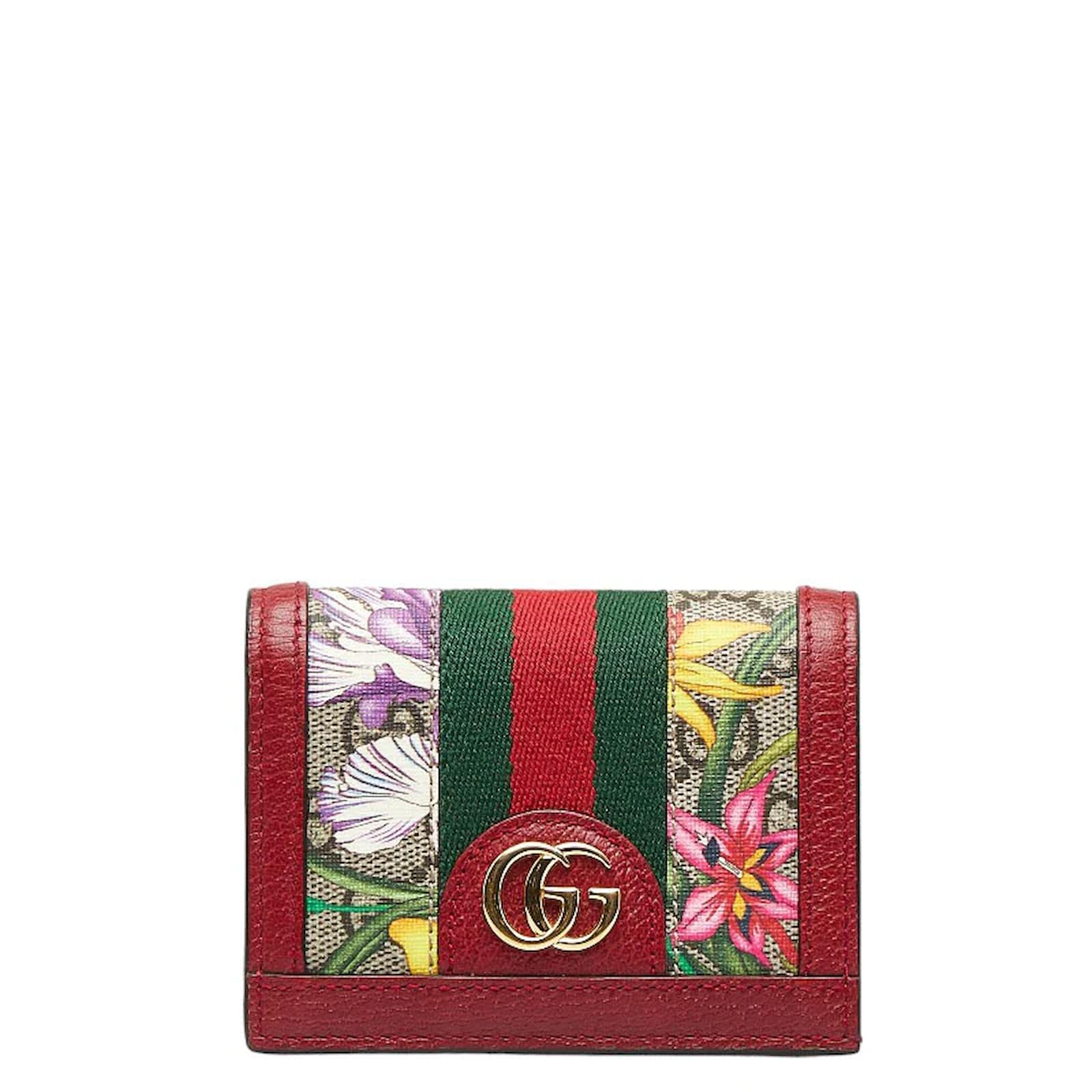 Ophidia GG card case wallet