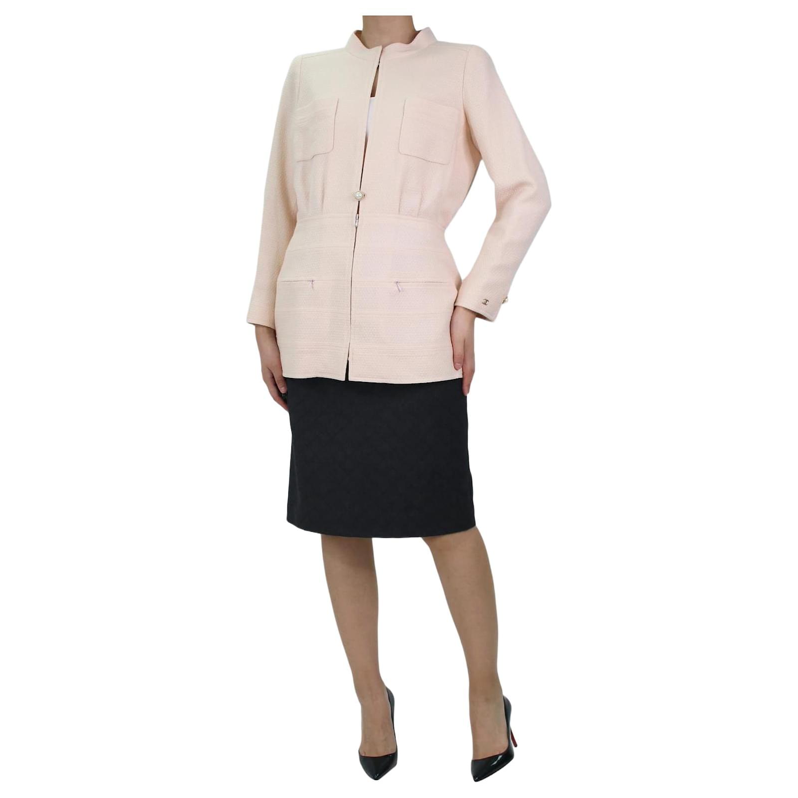 Pre Owned Chanel Pink Lesage Tweed Jacket FR40 Fits FR38 Gals more 2004  Spring - Mrs Vintage - Selling Vintage Wedding Lace Dress / Gowns &  Accessories from 1920s – 1990s. And