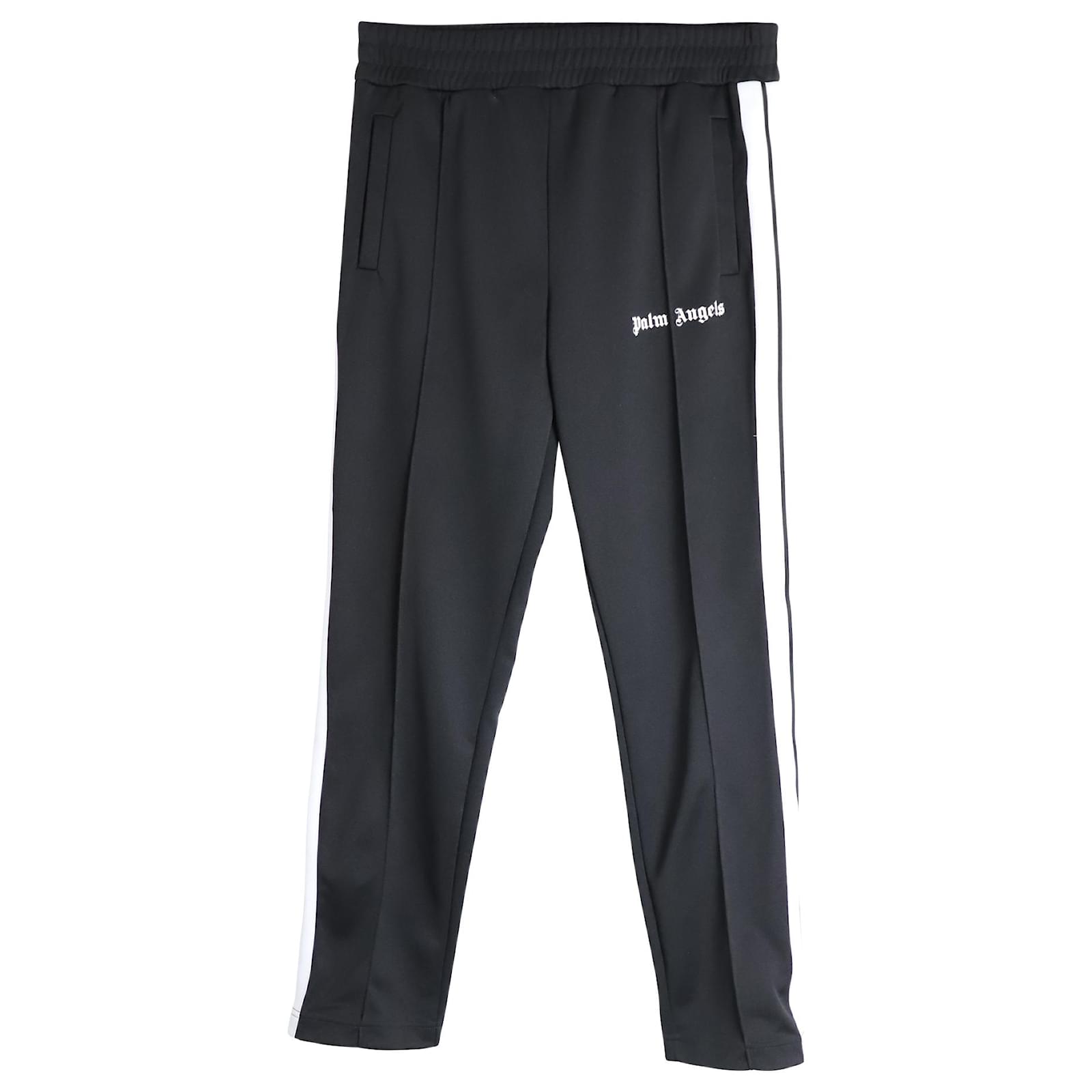Calça esportiva com logotipo Palm Angels em poliéster preto ref.1014820 -  Joli Closet