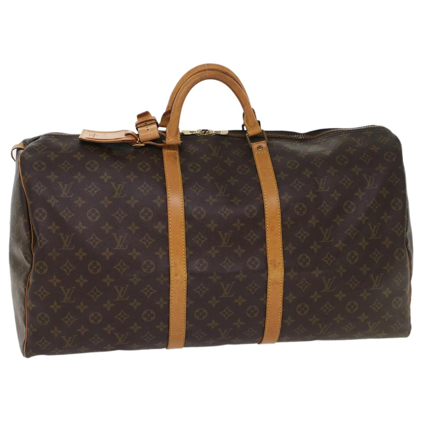 Louis Vuitton Monogram Keepall 60 Boston Bag M41422 LV Auth 48571